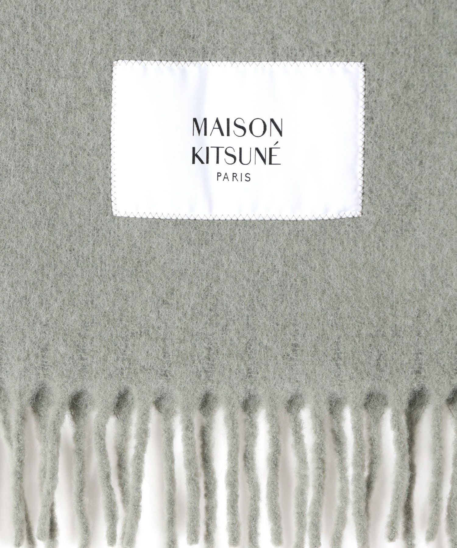 MAISON KITSUNE(メゾンキツネ)】 ベビー アルパカ プレイン ストール