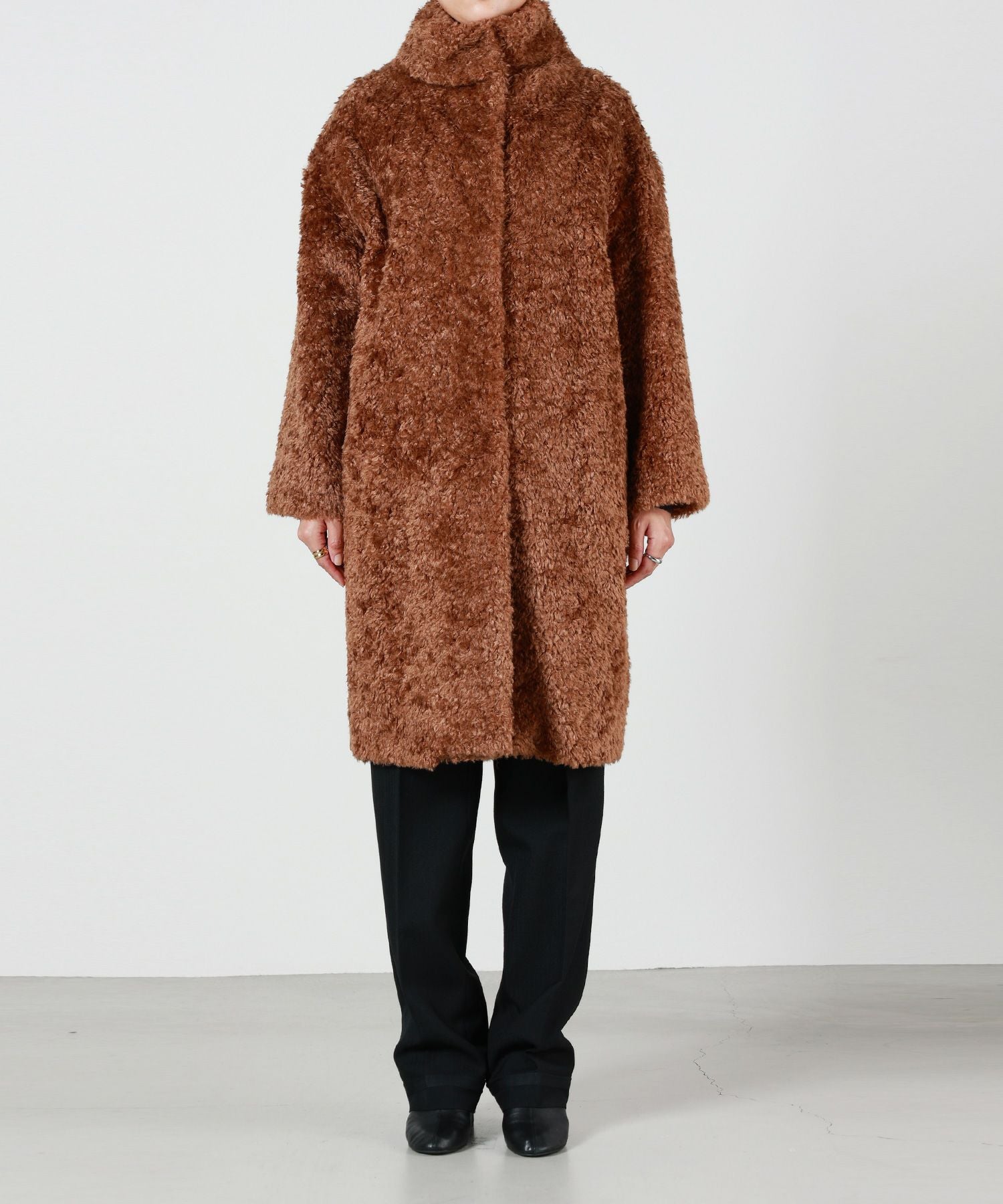 HERNO CURLY FAUX FUR エコファーコート HERNO(ヘルノ)】CURLY FAUX FUR COAT｜PARIGOT ONLINE（パリゴオンライン）