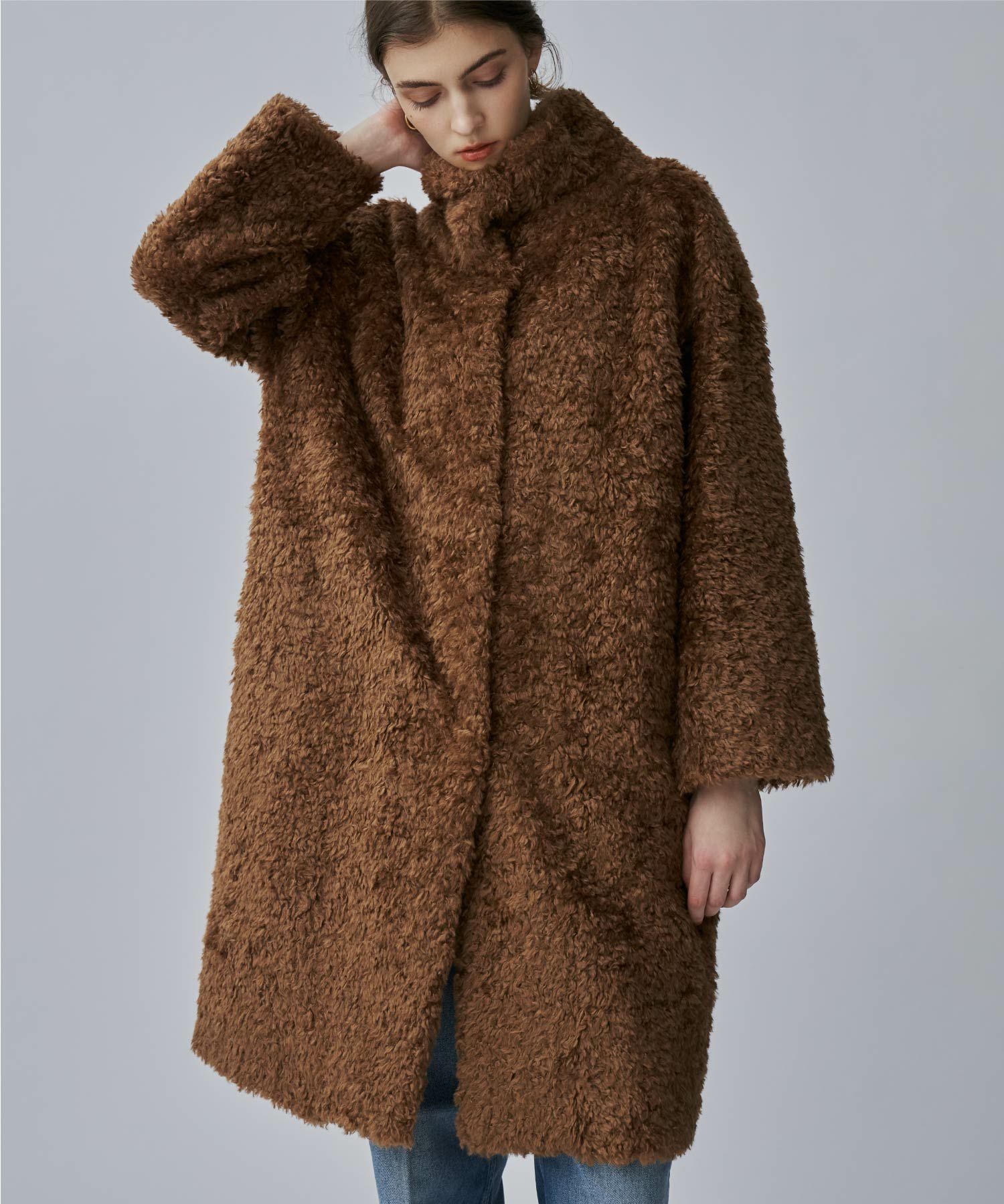 HERNO(ヘルノ)】CURLY FAUX FUR COAT｜PARIGOT ONLINE（パリゴオンライン）