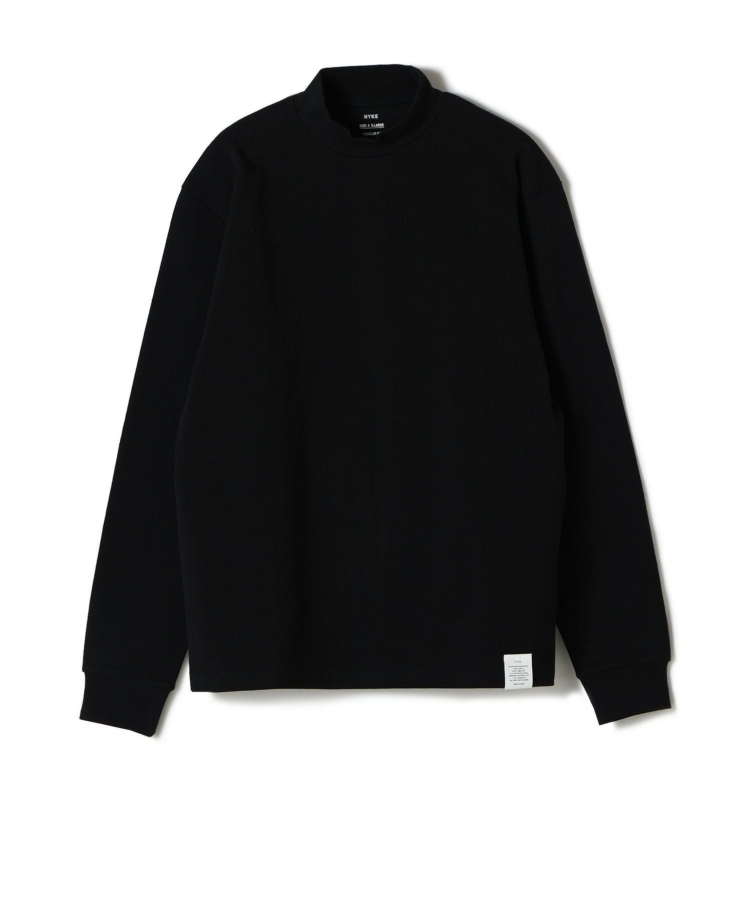 HYKE(ハイク)】 ≪GENDERLESS≫MOCK NECK LONG-SLV TEE｜PARIGOT