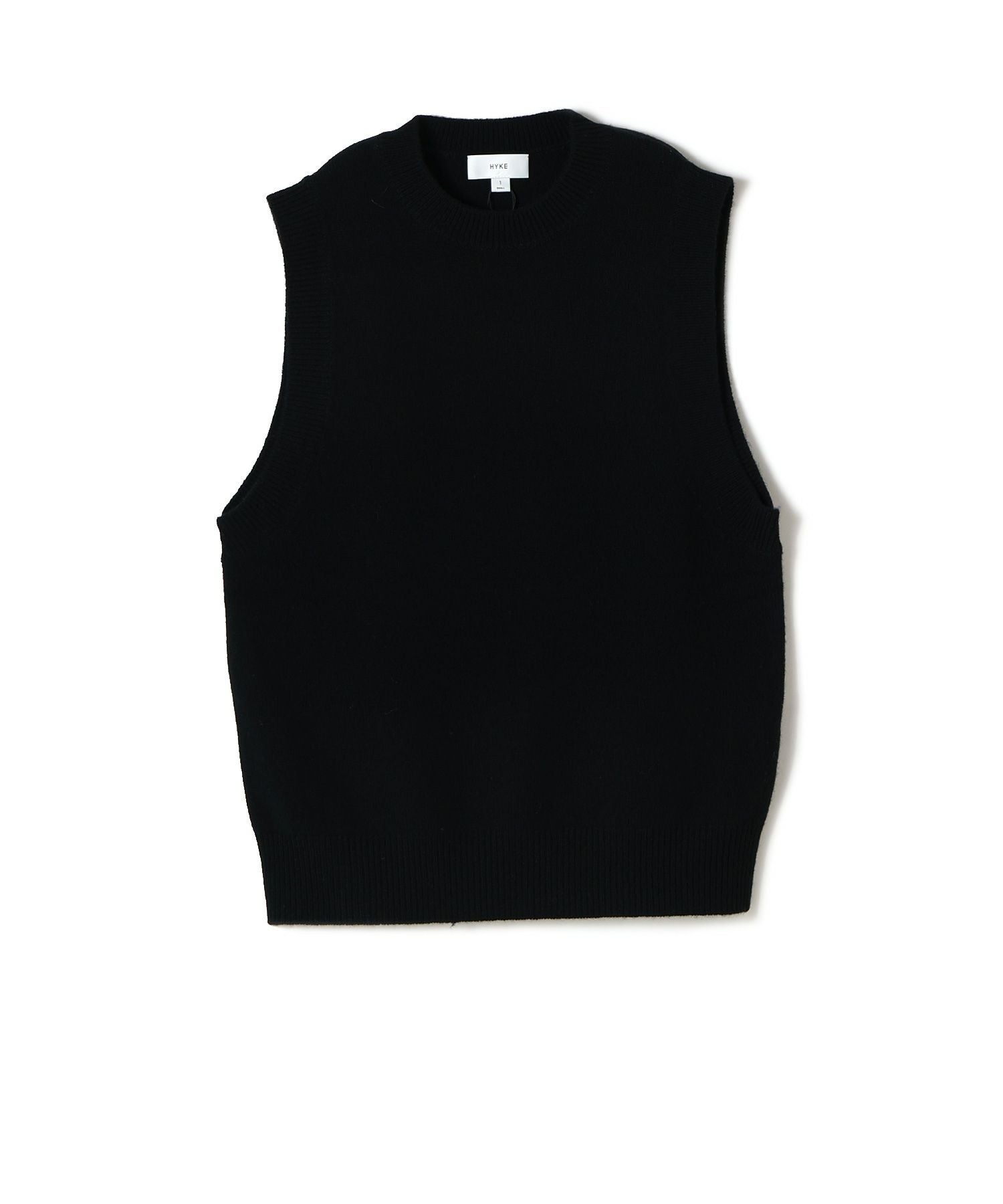 ハイク ベスト サイズ36 S レディース - 黒 HYKE(ハイク)】 LAMBSWOOL VEST｜PARIGOT ONLINE（パリゴオンライン）