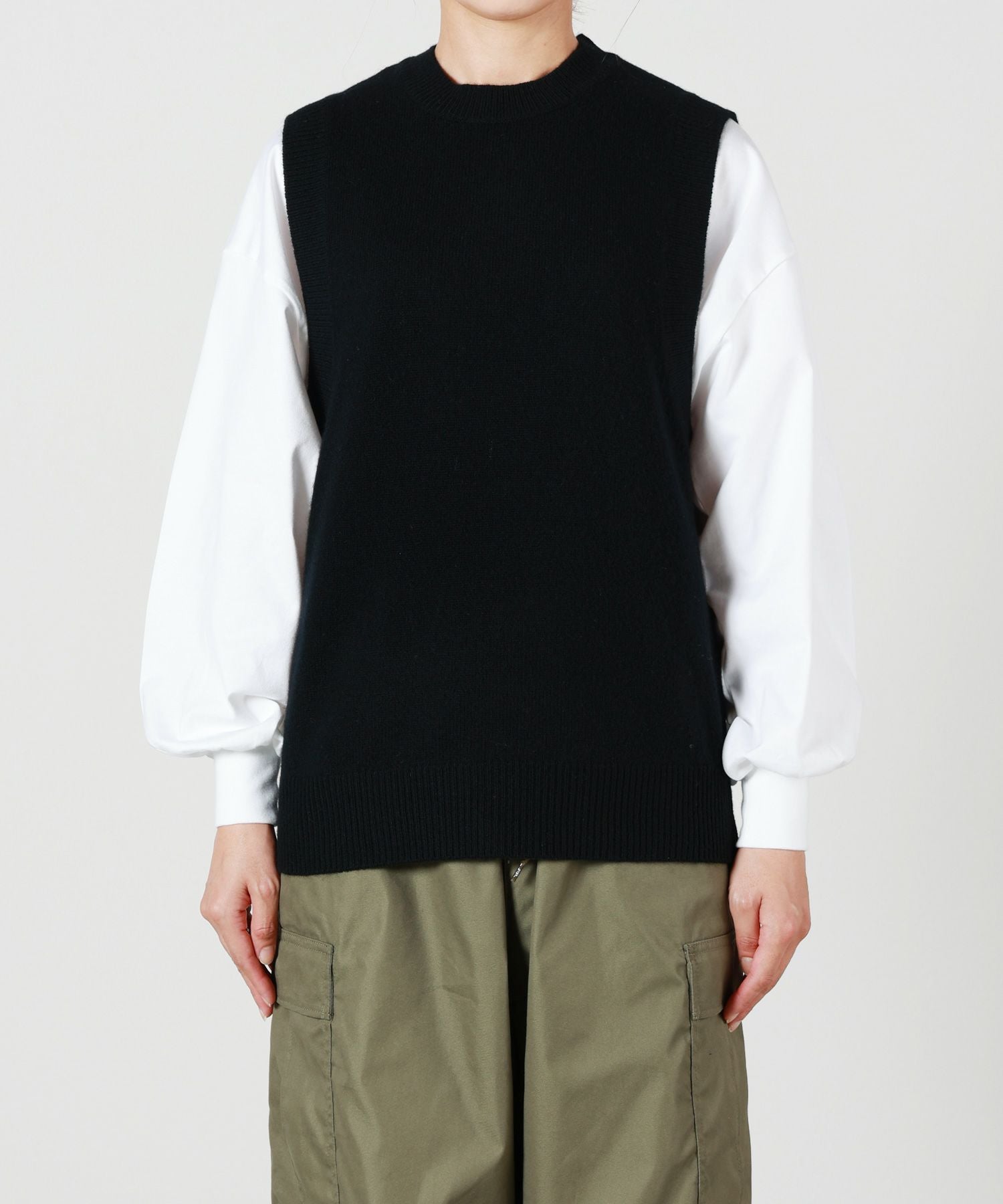 HYKE(ハイク)】 LAMBSWOOL VEST｜PARIGOT ONLINE（パリゴオンライン）