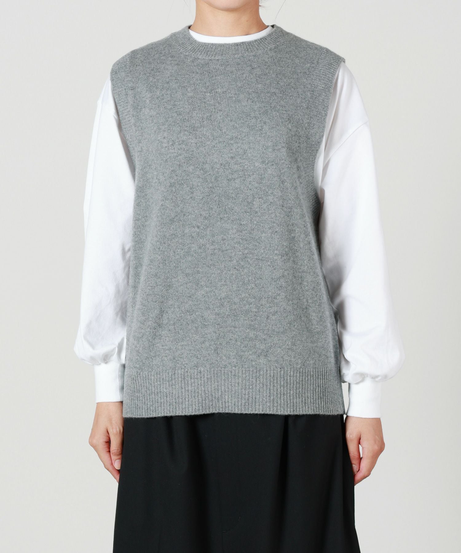 HYKE(ハイク)】 LAMBSWOOL VEST｜PARIGOT ONLINE（パリゴオンライン）