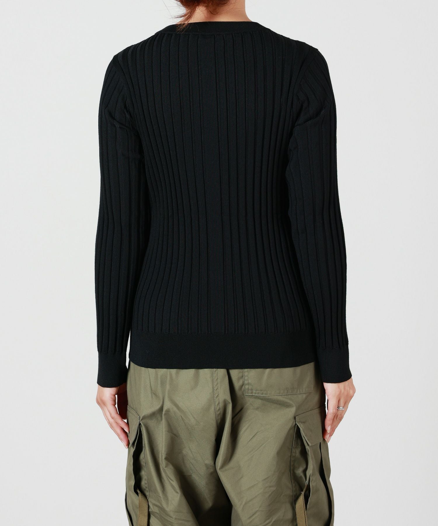 HYKE(ハイク)】 WIDE RIBBED SWEATER｜PARIGOT ONLINE（パリゴオンライン）