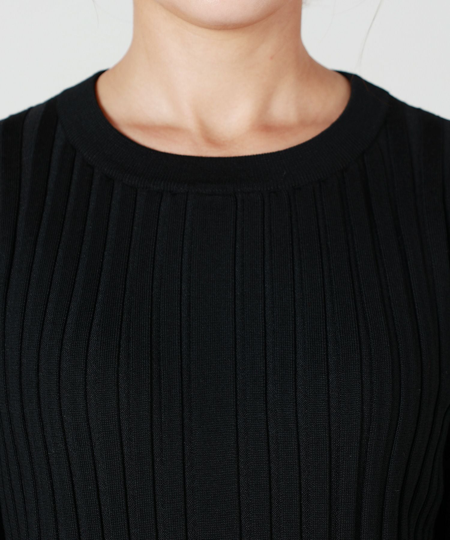 HYKE(ハイク)】 WIDE RIBBED SWEATER｜PARIGOT ONLINE（パリゴオンライン）