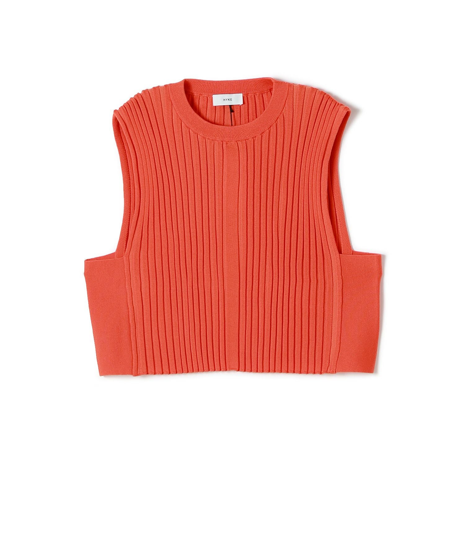 HYKE(ハイク)】 WIDE RIBBED CROPPED VEST｜PARIGOT ONLINE（パリゴ