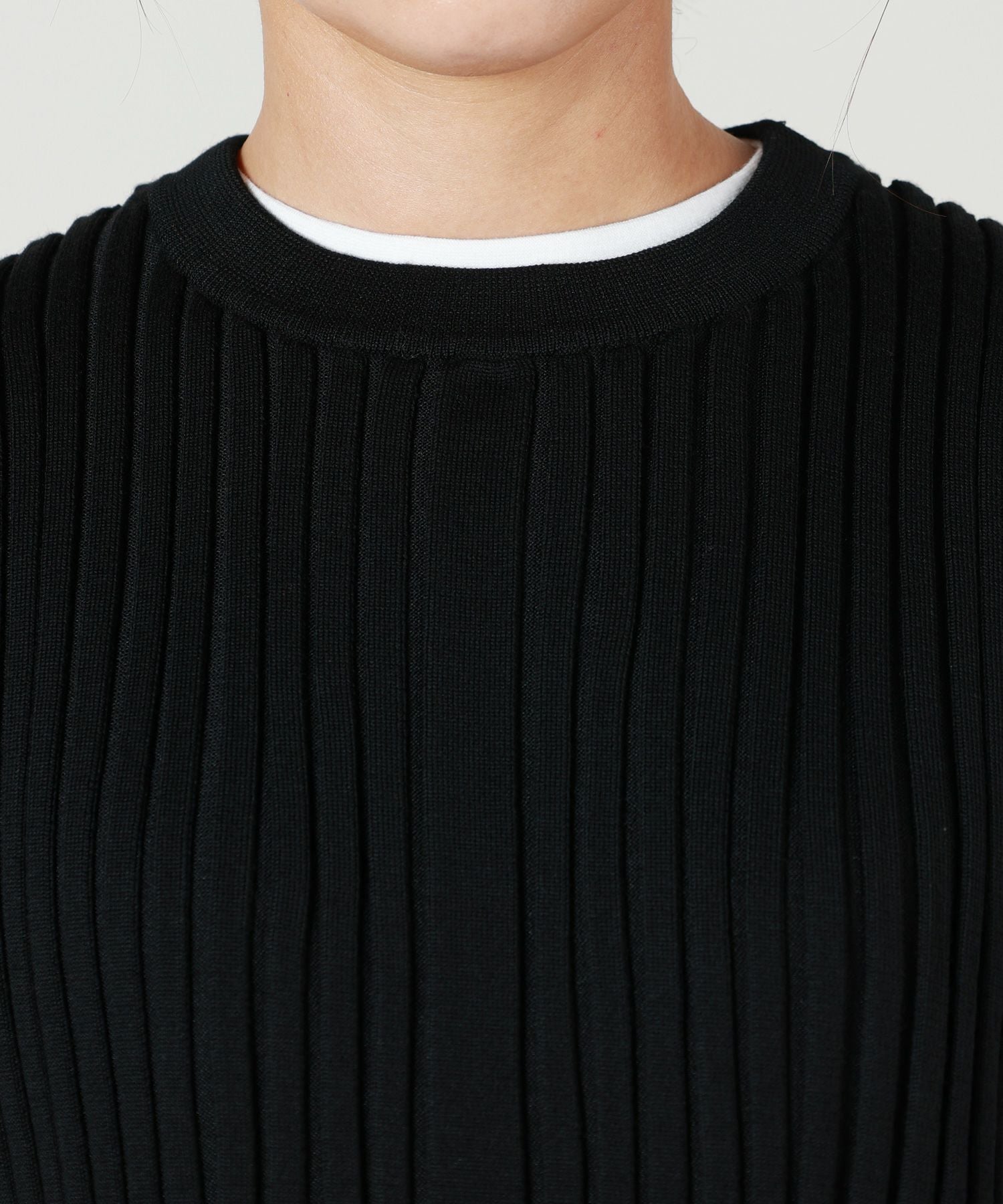 HYKE(ハイク)】 WIDE RIBBED CROPPED VEST｜PARIGOT ONLINE（パリゴ