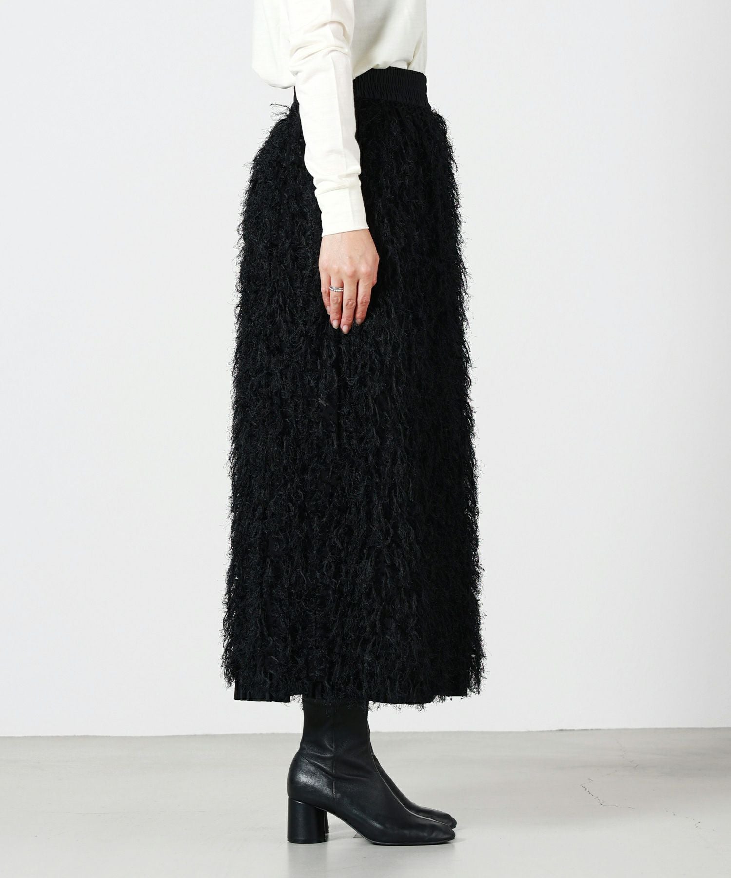 【美品】HYKE フリンジスカート サイズ1 定価¥36000 ハイク HYKE(ハイク)】 FRINGE SKIRT｜PARIGOT ONLINE（パリゴオンライン）