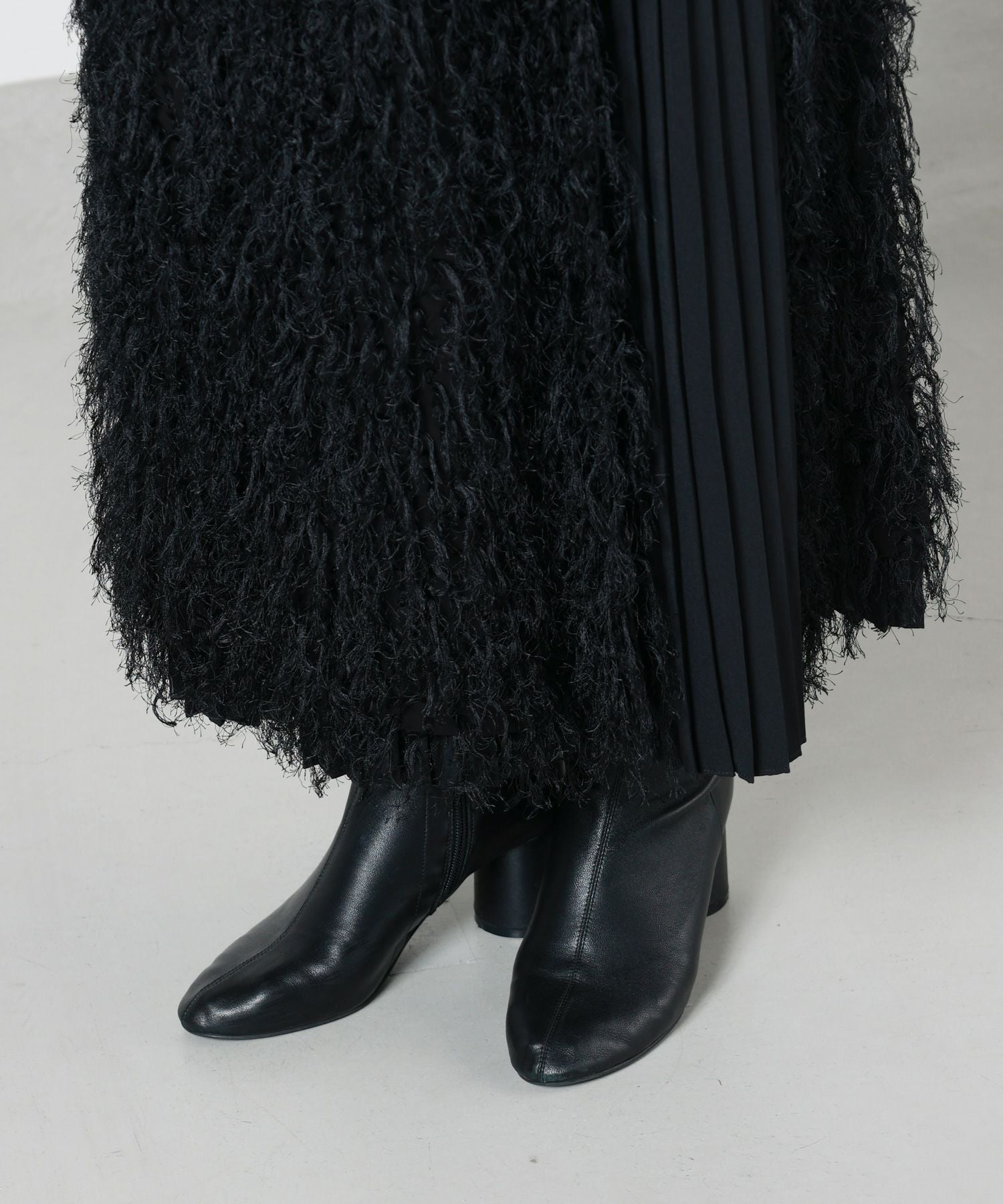 【美品】HYKE フリンジスカート サイズ1 定価¥36000 ハイク HYKE(ハイク)】 FRINGE SKIRT｜PARIGOT ONLINE（パリゴオンライン）