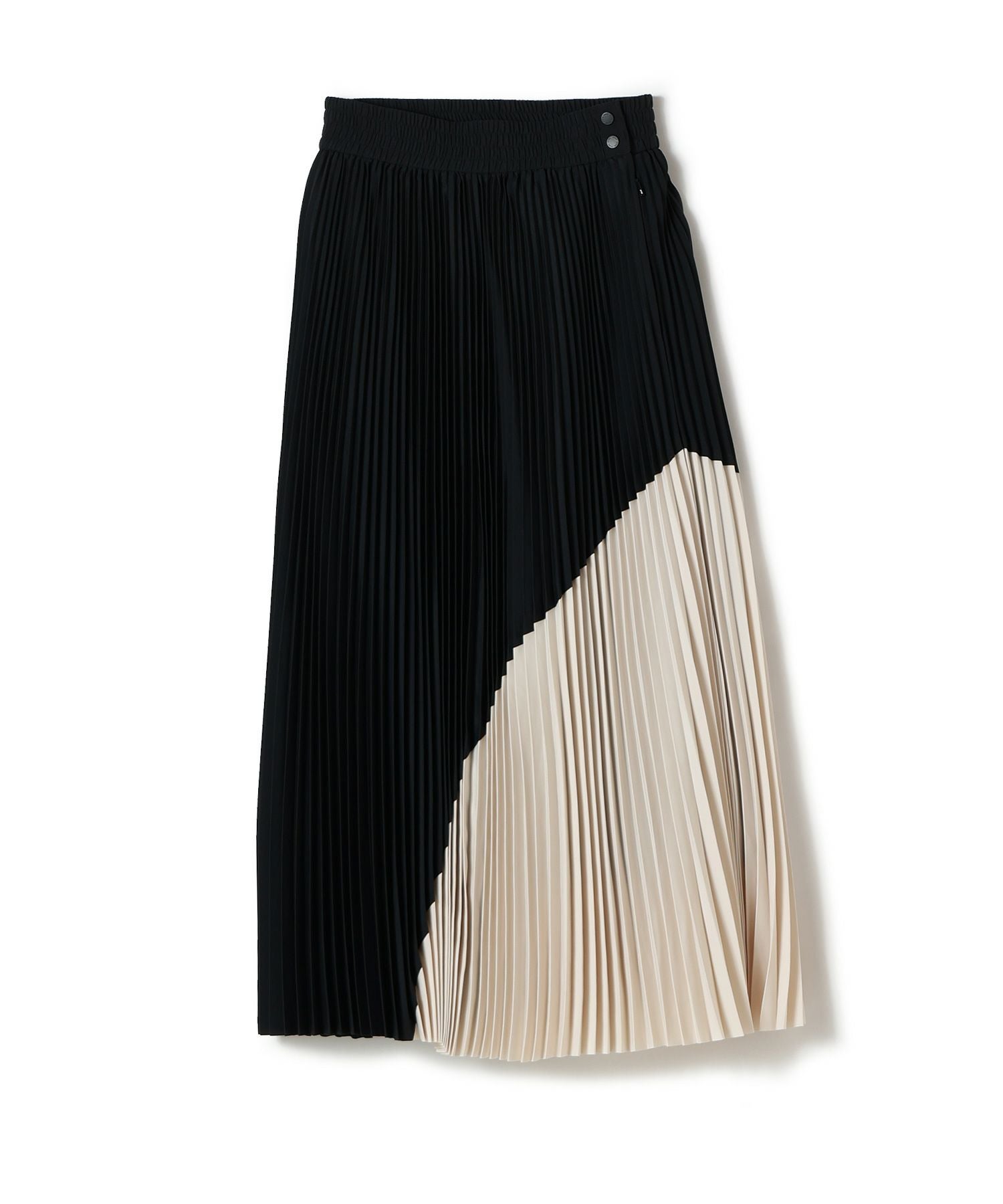 HYKE(ハイク)】 TAFFETA PLEATED PANELED SKIRT｜PARIGOT ONLINE