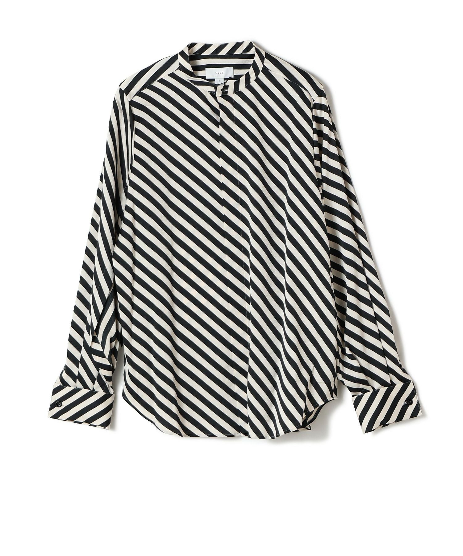 HYKE(ハイク)】 STRIPE HAMMER SATIN BLOUSE｜PARIGOT ONLINE（パリゴ