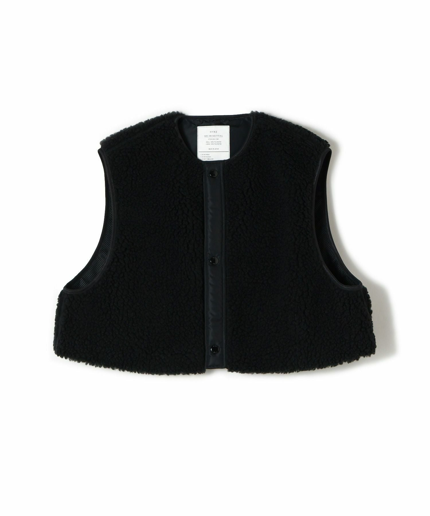 HYKE(ハイク)】 FAUX SHEARLING VEST｜PARIGOT ONLINE（パリゴオンライン）