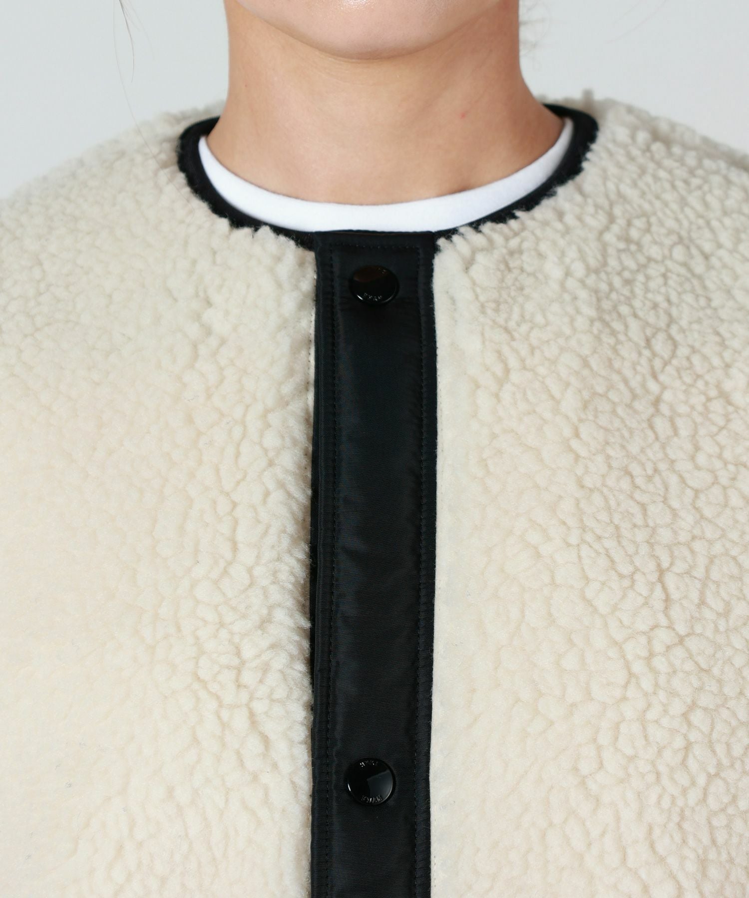 HYKE(ハイク)】 FAUX SHEARLING VEST｜PARIGOT ONLINE（パリゴオンライン）