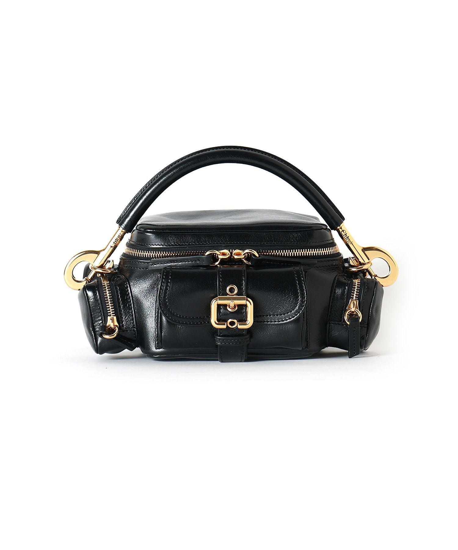 Chloe(クロエ)】 シャイニーレザー製スモールカメラバッグ｜PARIGOT