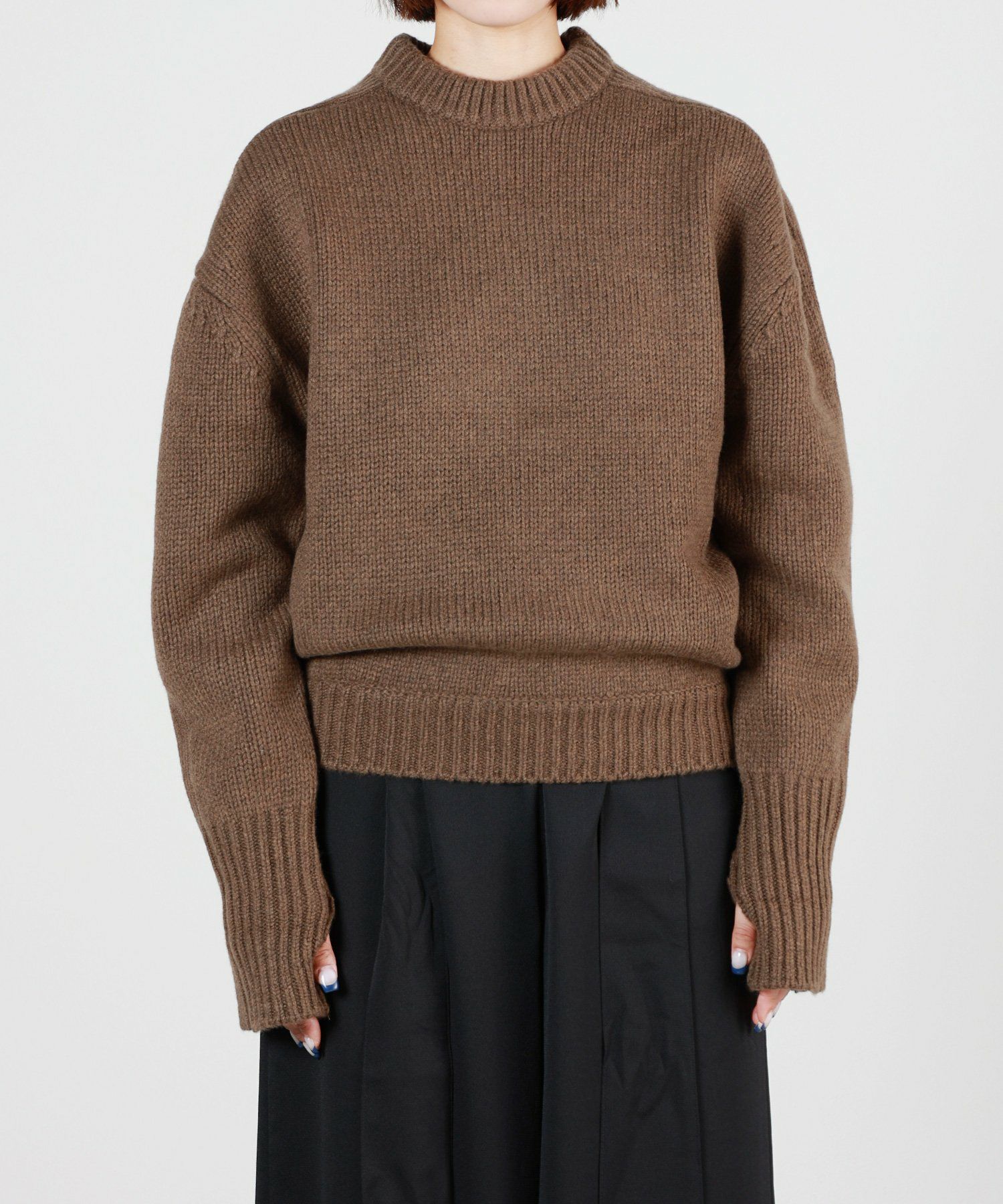 HYKE(ハイク)】 WOOL SWEATER｜PARIGOT ONLINE（パリゴオンライン）