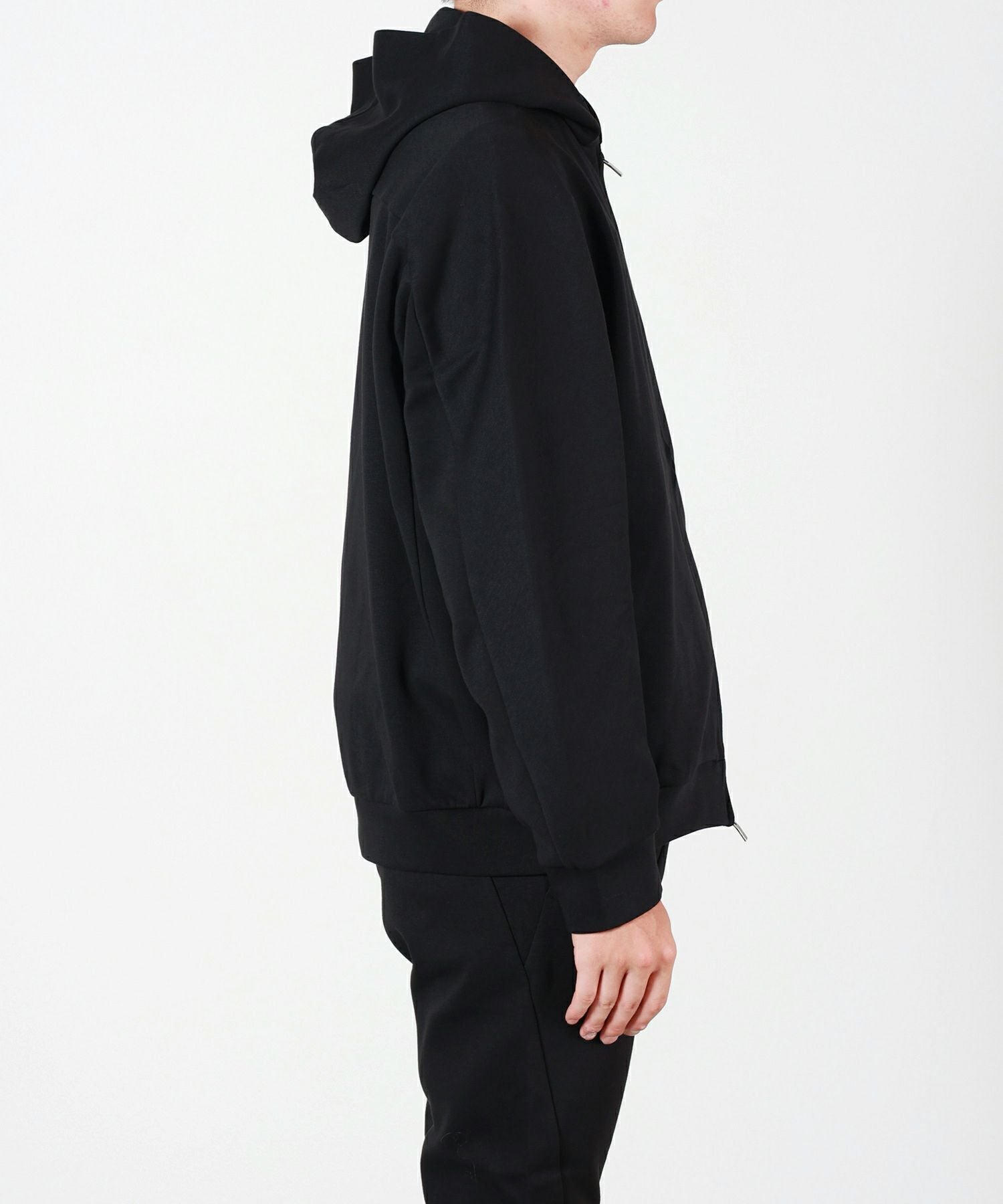 ATTACHMENT(アタッチメント)】 CO/PE DOUBLE KNIT ZIP UP HOODIE