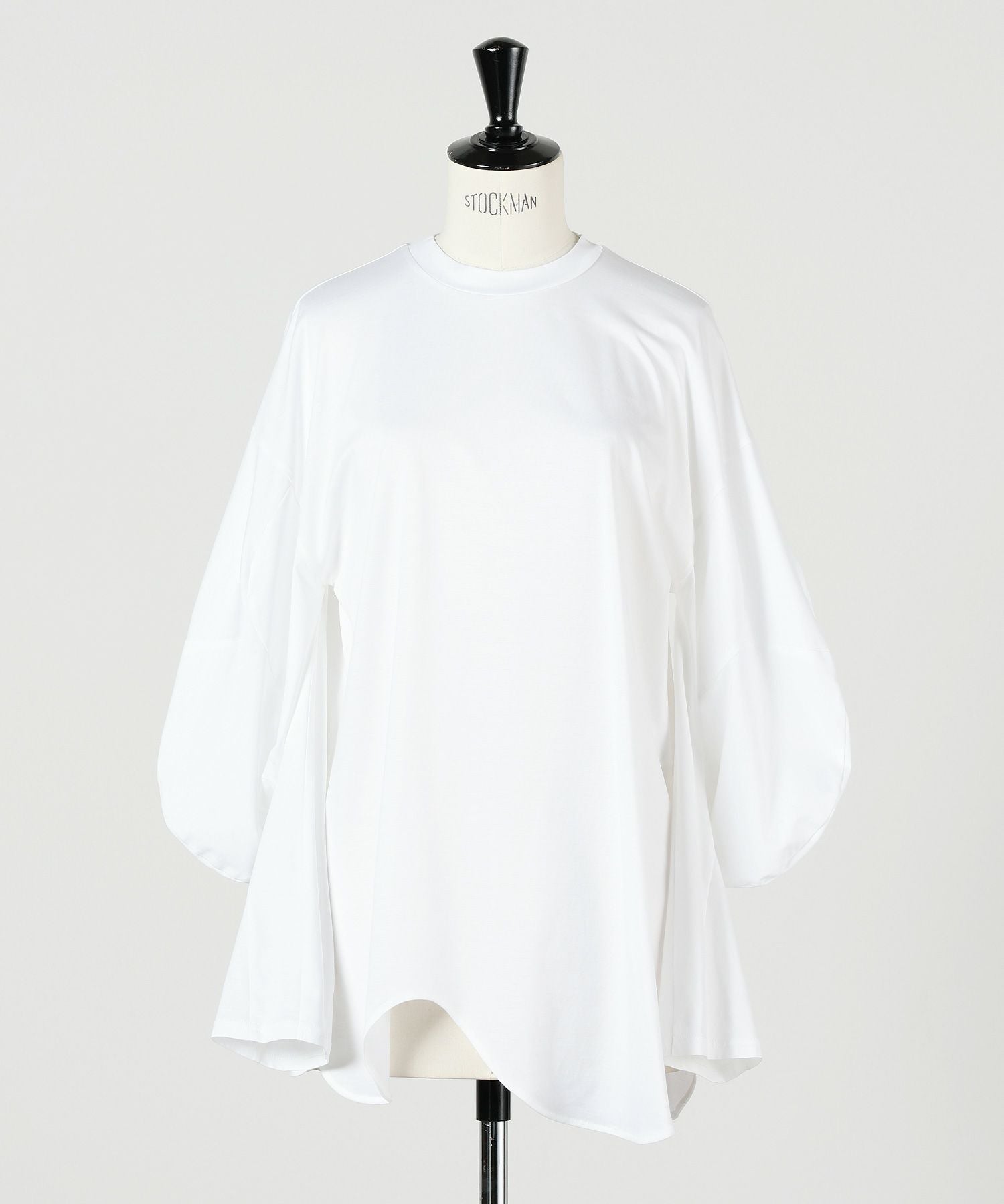 ENFOLD(エンフォルド)】 VOLUME SLEEVE LONG-SLEEVE T-SHIRT｜PARIGOT