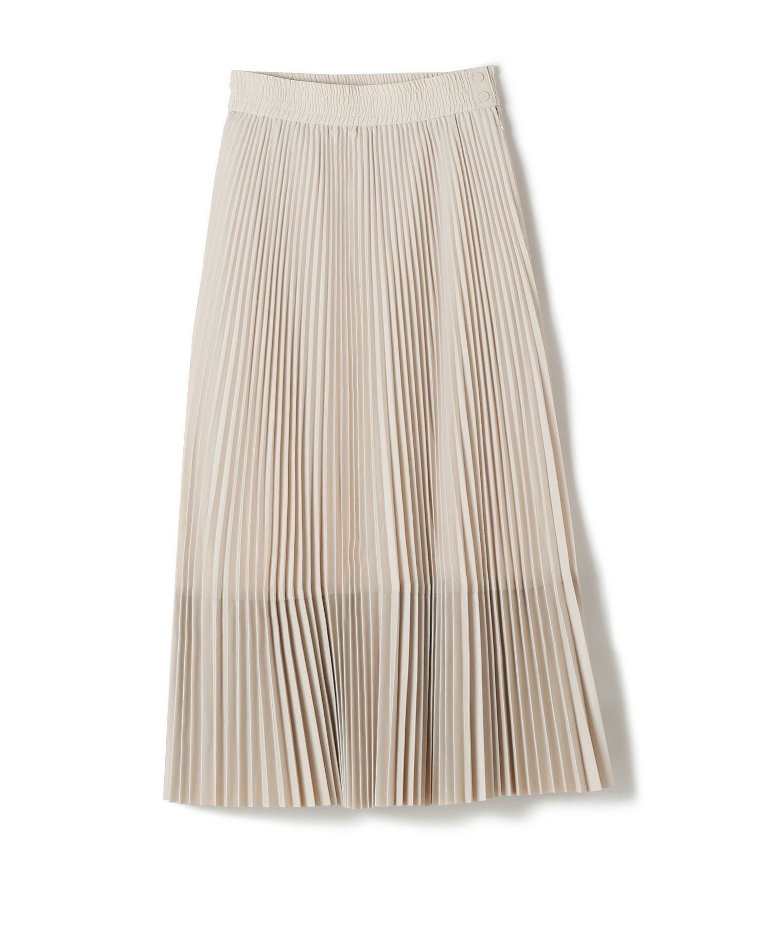 HYKE ハイク PLEATED SKIRT プリーツ ロングスカート 1 HYKE【ハイク】TAFFETA × ECO LEATHER PLEATED SKIRT (14152
