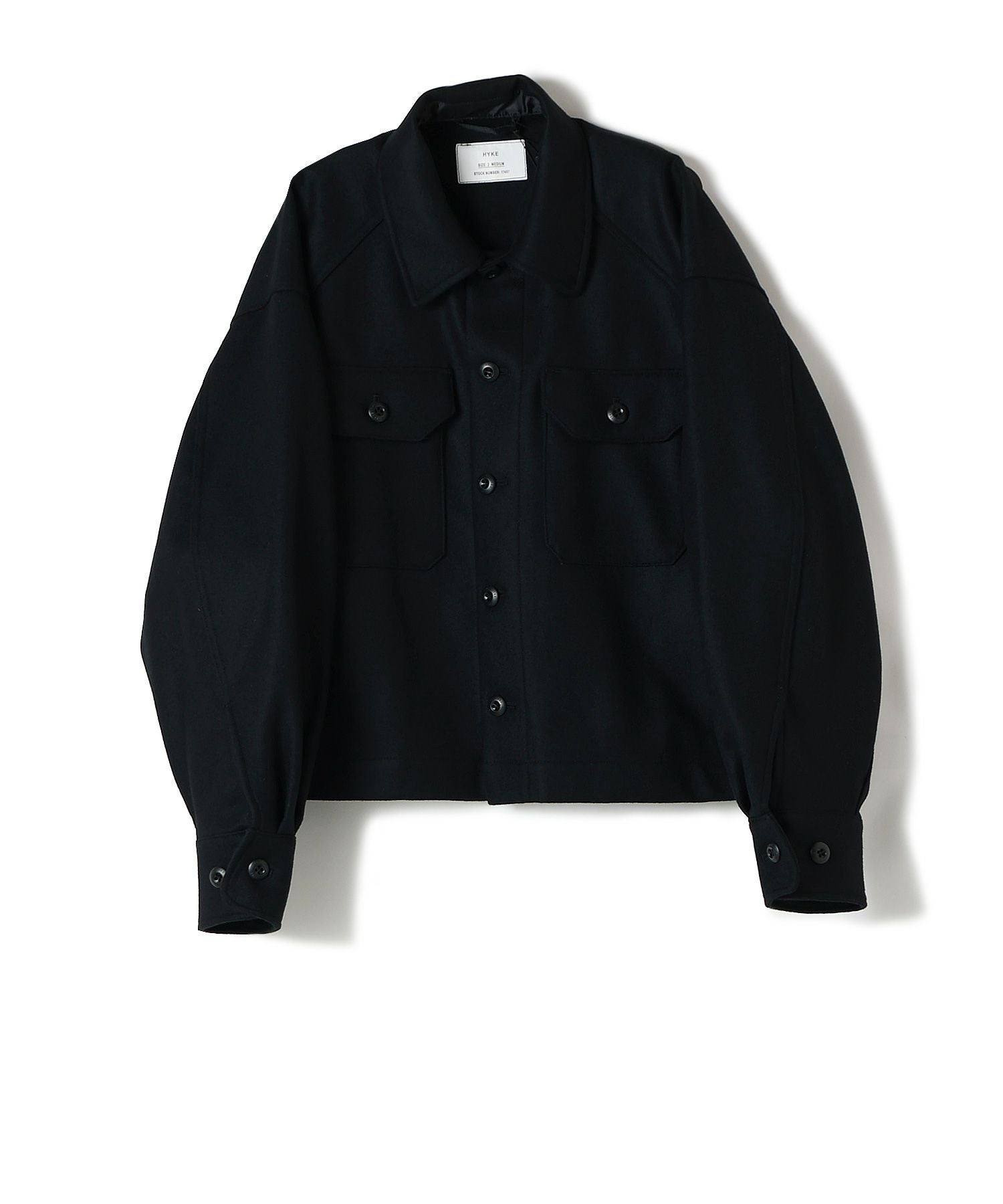 HYKE(ハイク)】WOOL SHIRT JACKET｜PARIGOT ONLINE（パリゴオンライン）