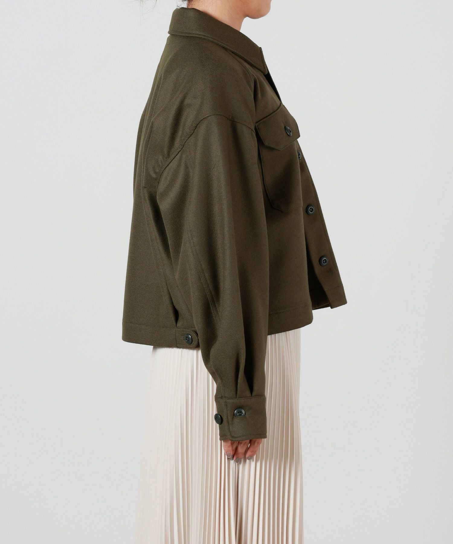 HYKE(ハイク)】WOOL SHIRT JACKET｜PARIGOT ONLINE（パリゴオンライン）