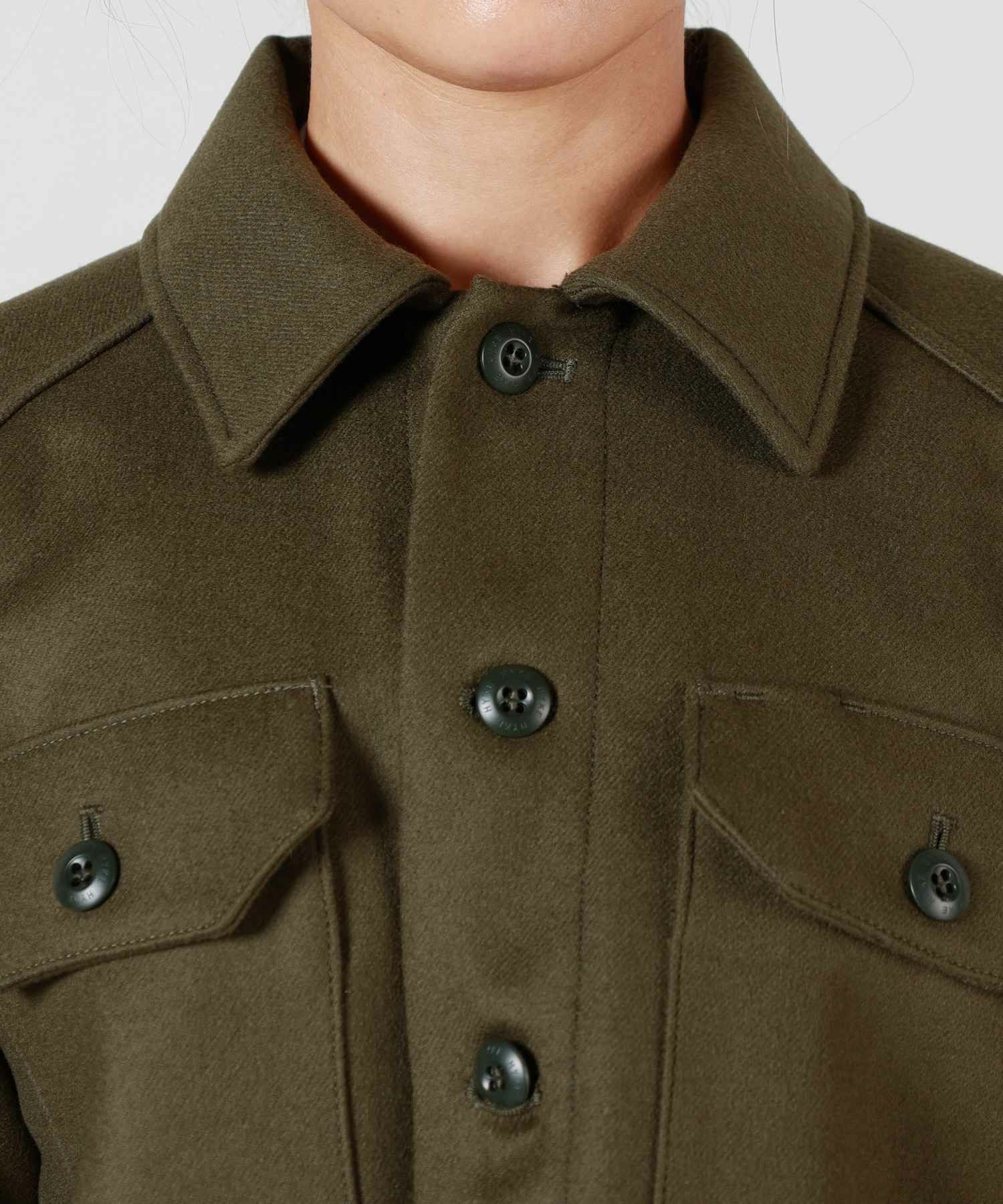 HYKE(ハイク)】WOOL SHIRT JACKET｜PARIGOT ONLINE（パリゴオンライン）