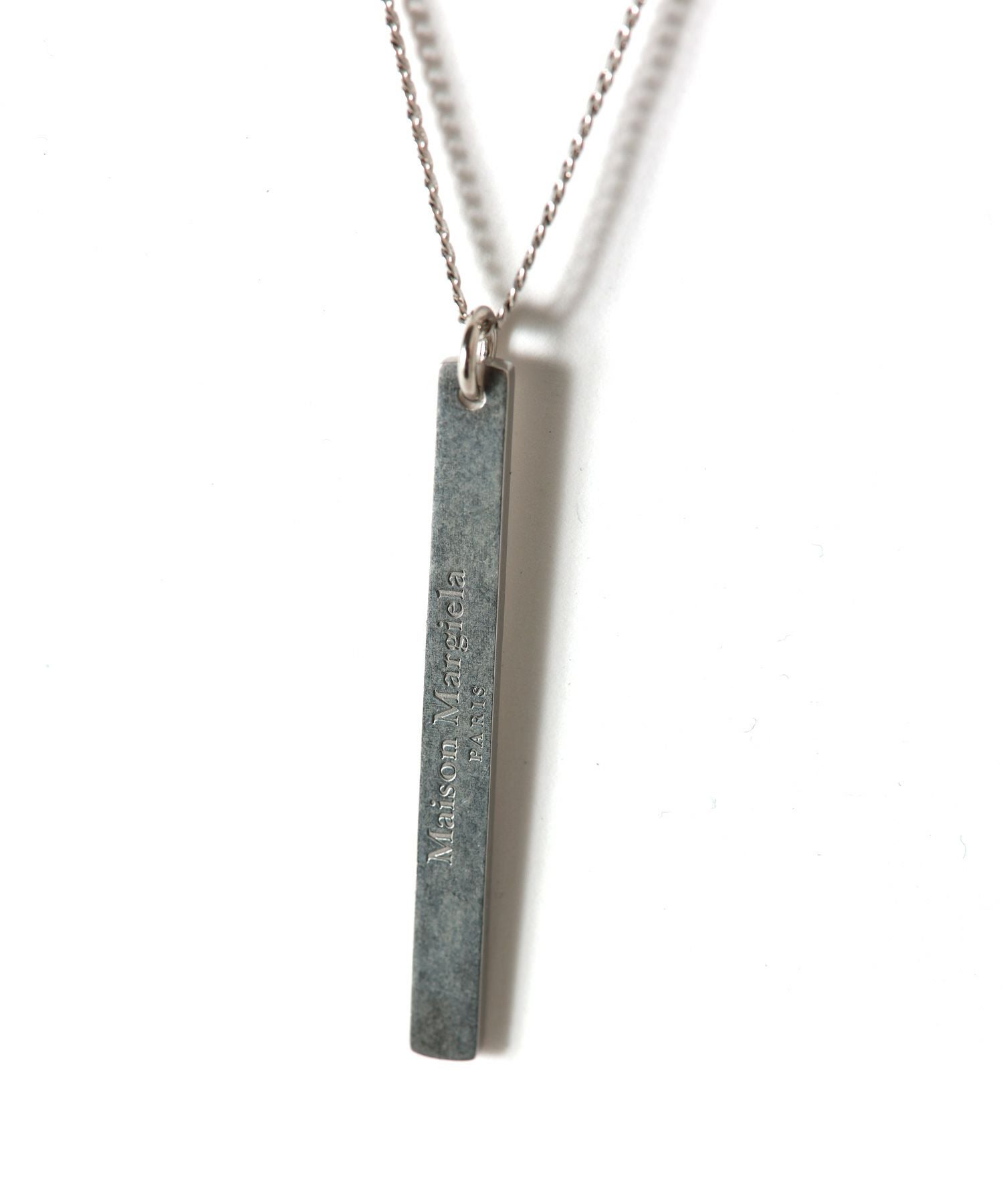 Maison Margiela(メゾンマルジェラ)】LOGO PLATE NECKLACE｜PARIGOT