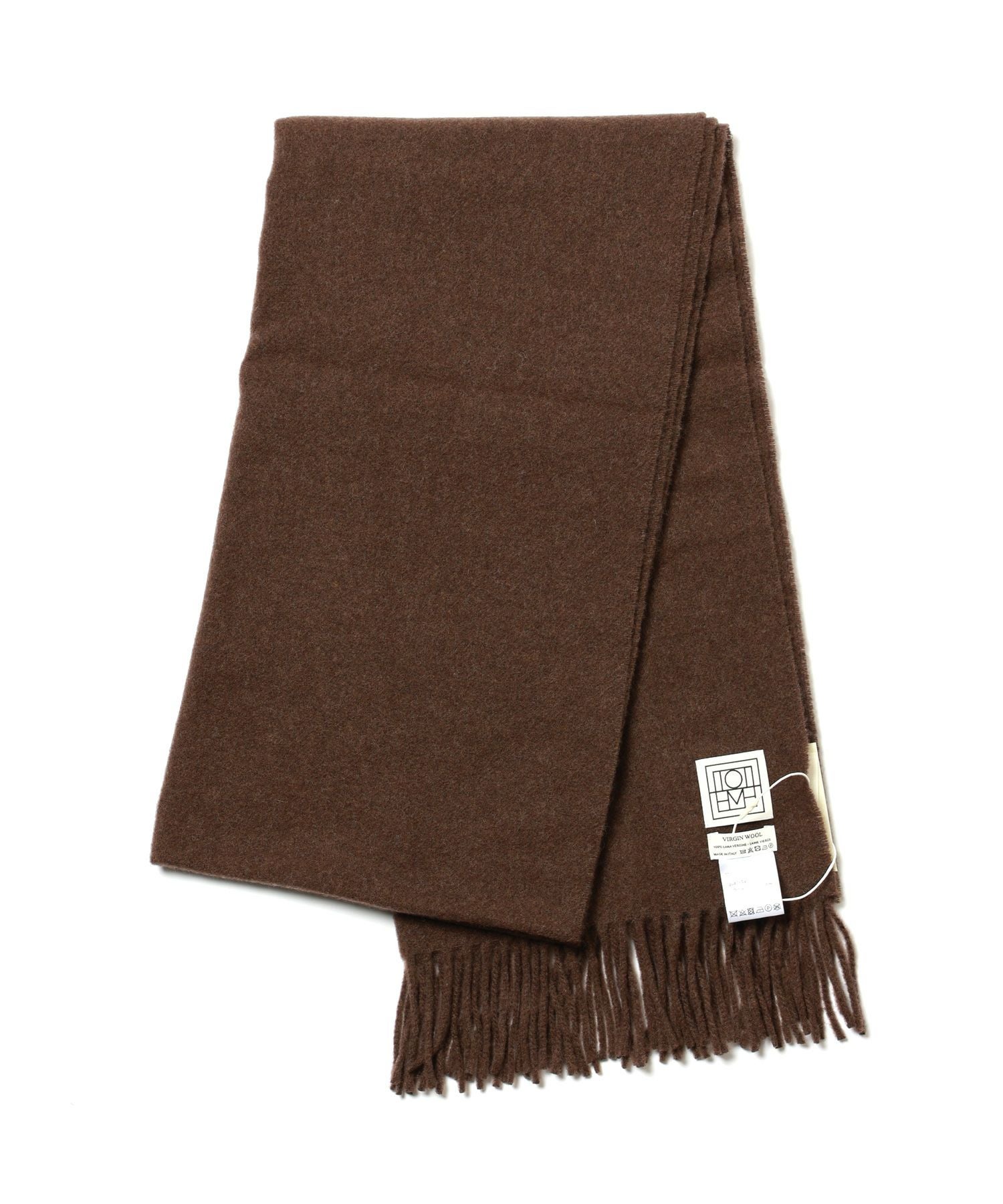 TOTEME トーテム モヘアアルパカチェックマフラー  ブラウン TOTEME(トーテム)】 Classic Wool Scarf｜PARIGOT ONLINE（パリゴ