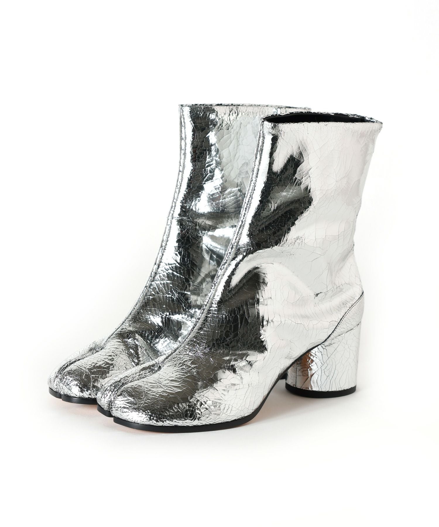 【新品未使用】Maison Margiela タビブーツ　ミラー　シルバー 36 Maison Margiela タビブーツ ミラー シルバー 36 Maison Margiela（旧