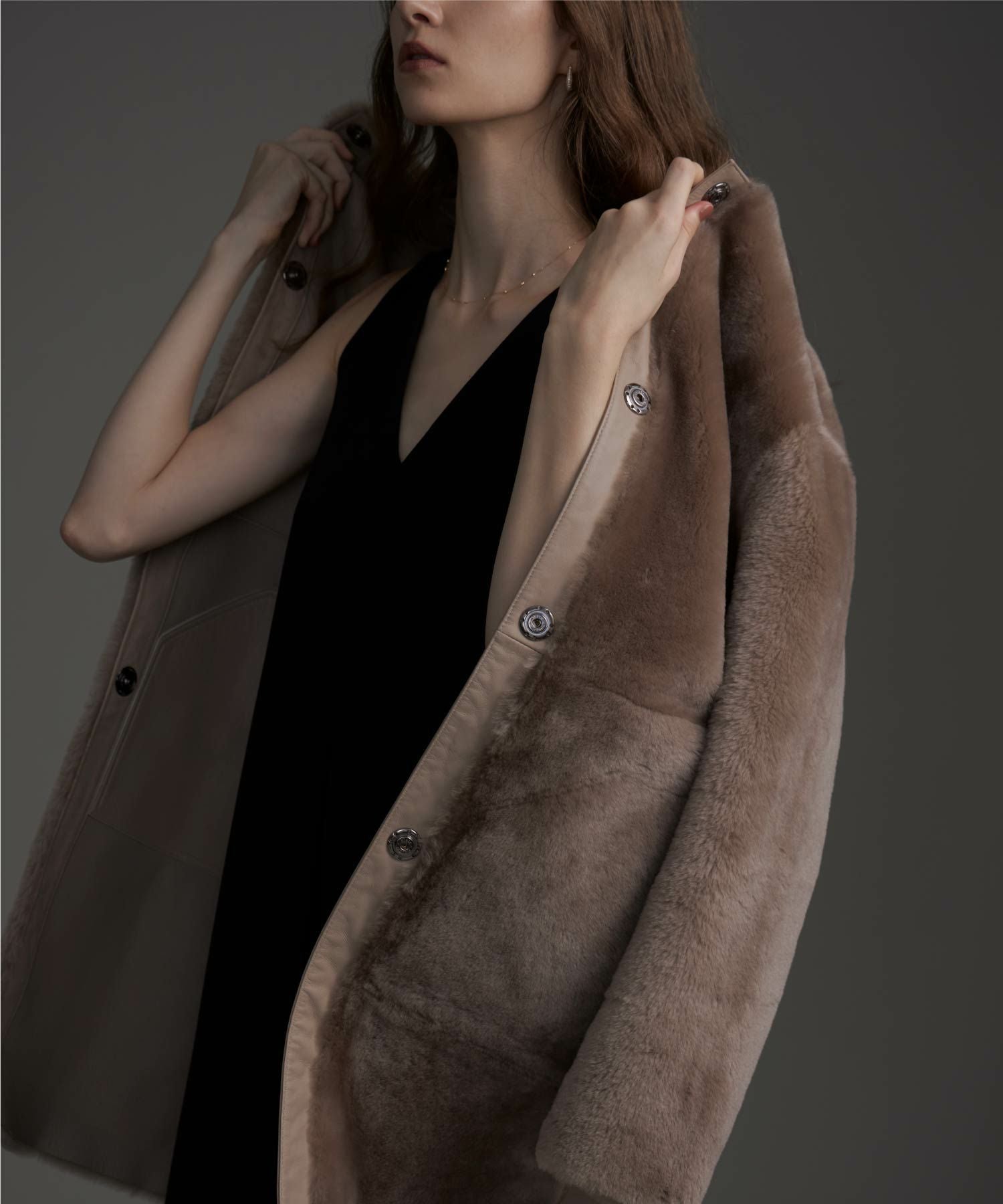 AubeL(オーベル)】 リバーシブルムートンコート｜PARIGOT ONLINE