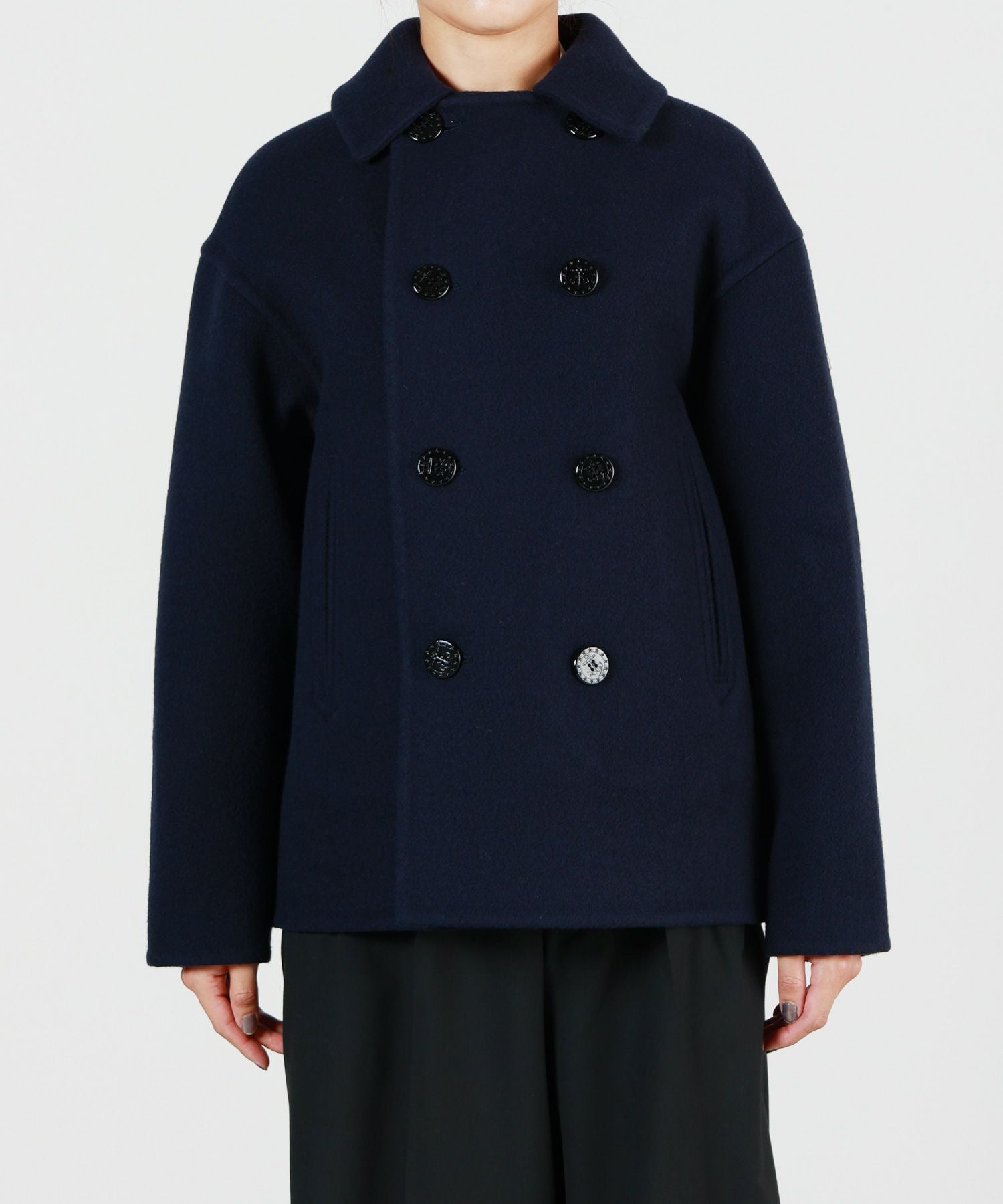 HYKE(ハイク)】 DOUBLE FACE PEA COAT｜PARIGOT ONLINE（パリゴ