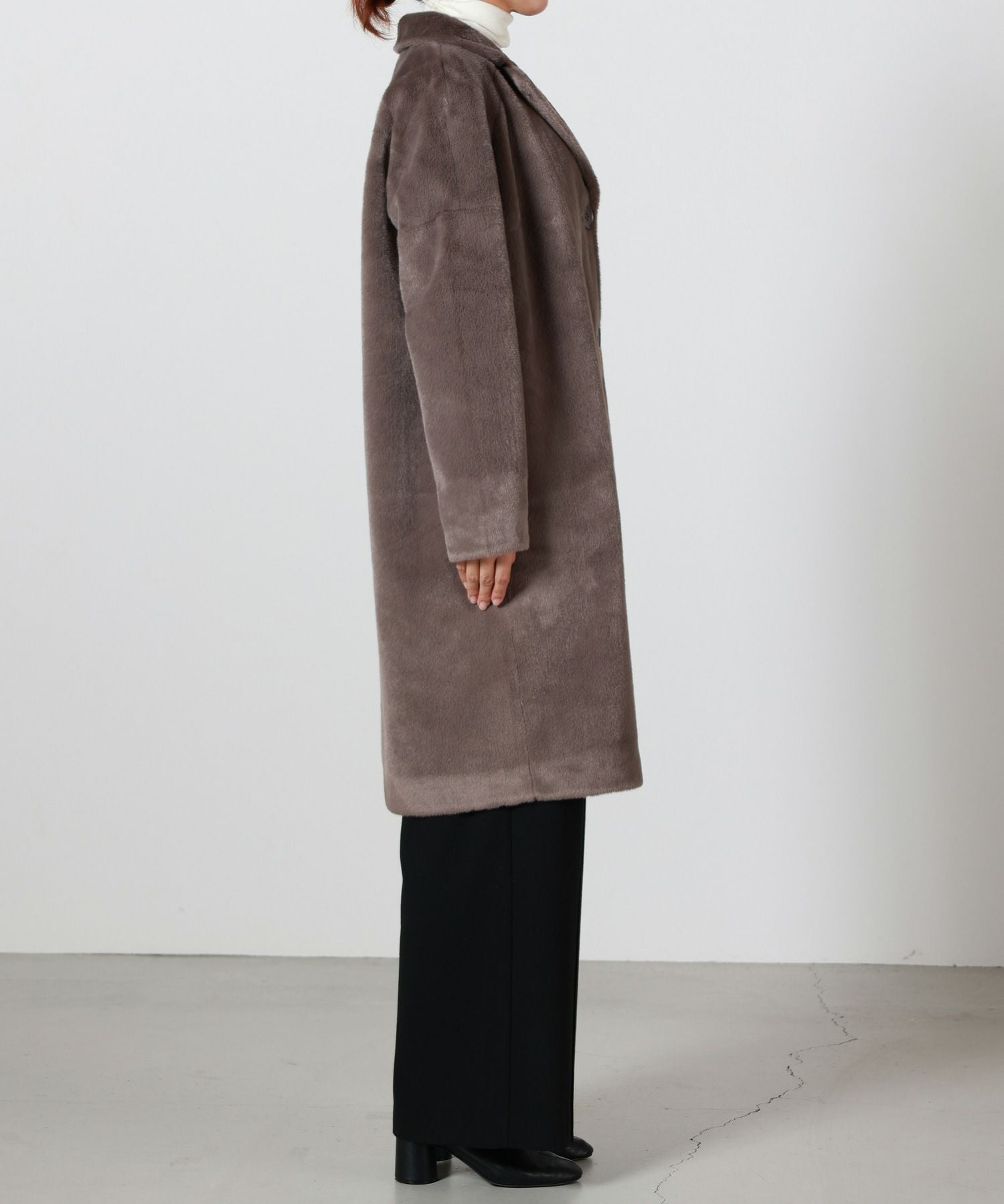 肌触り最高❣️LOUANDREA ファーコート（ラビット）定価約20万円 Lou Andrea(ルーアンドレア)】 ファーロングコート｜PARIGOT ONLINE