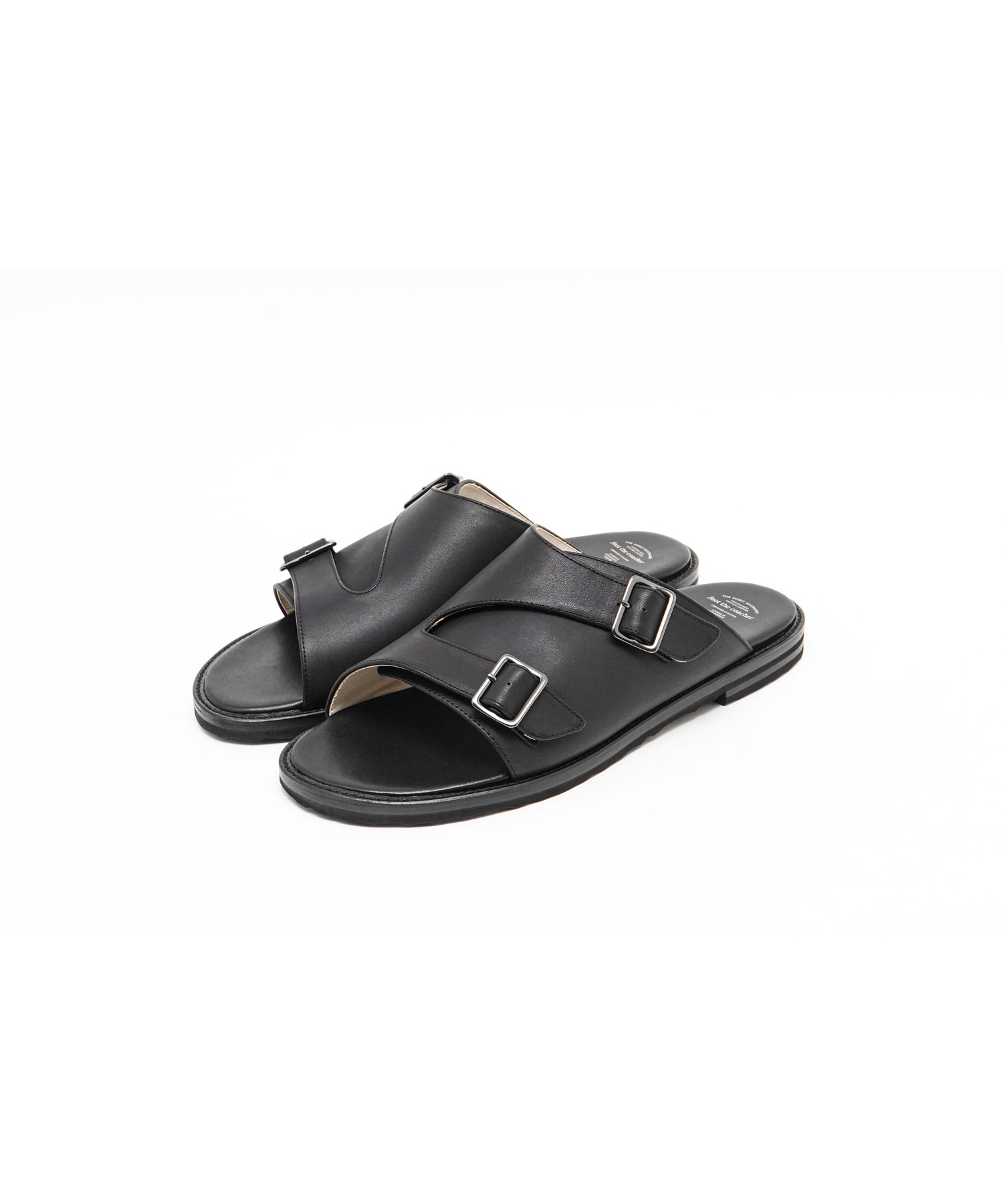 foot the coacher(フットザコーチャー)】 DOUBLE BELT SANDALS(VIBRAM