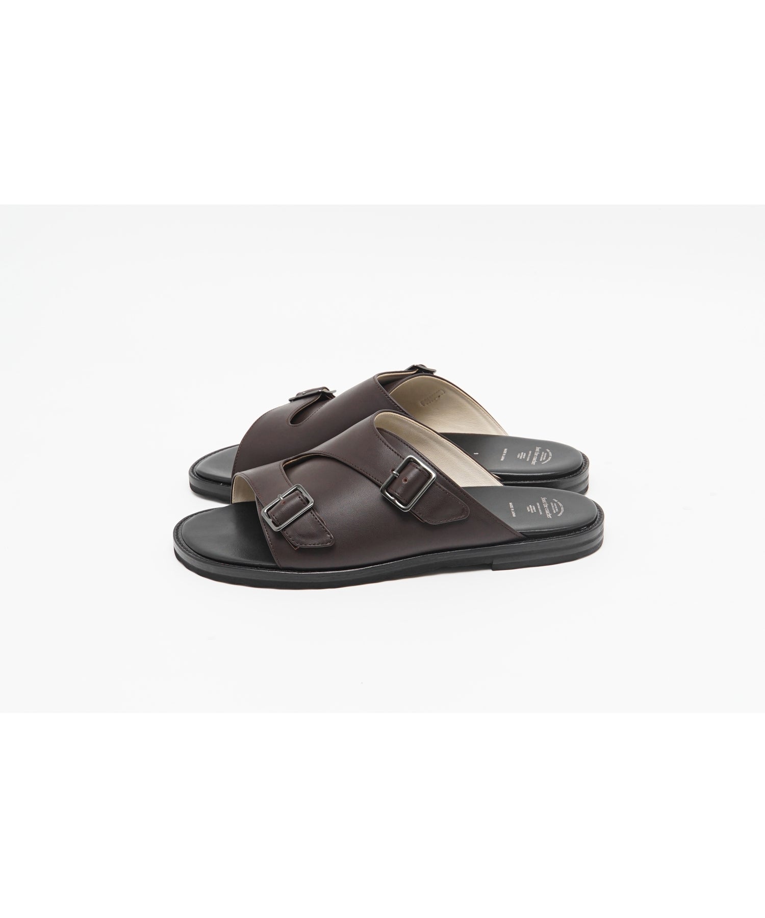 foot the coacher(フットザコーチャー)】 DOUBLE BELT SANDALS(VIBRAM
