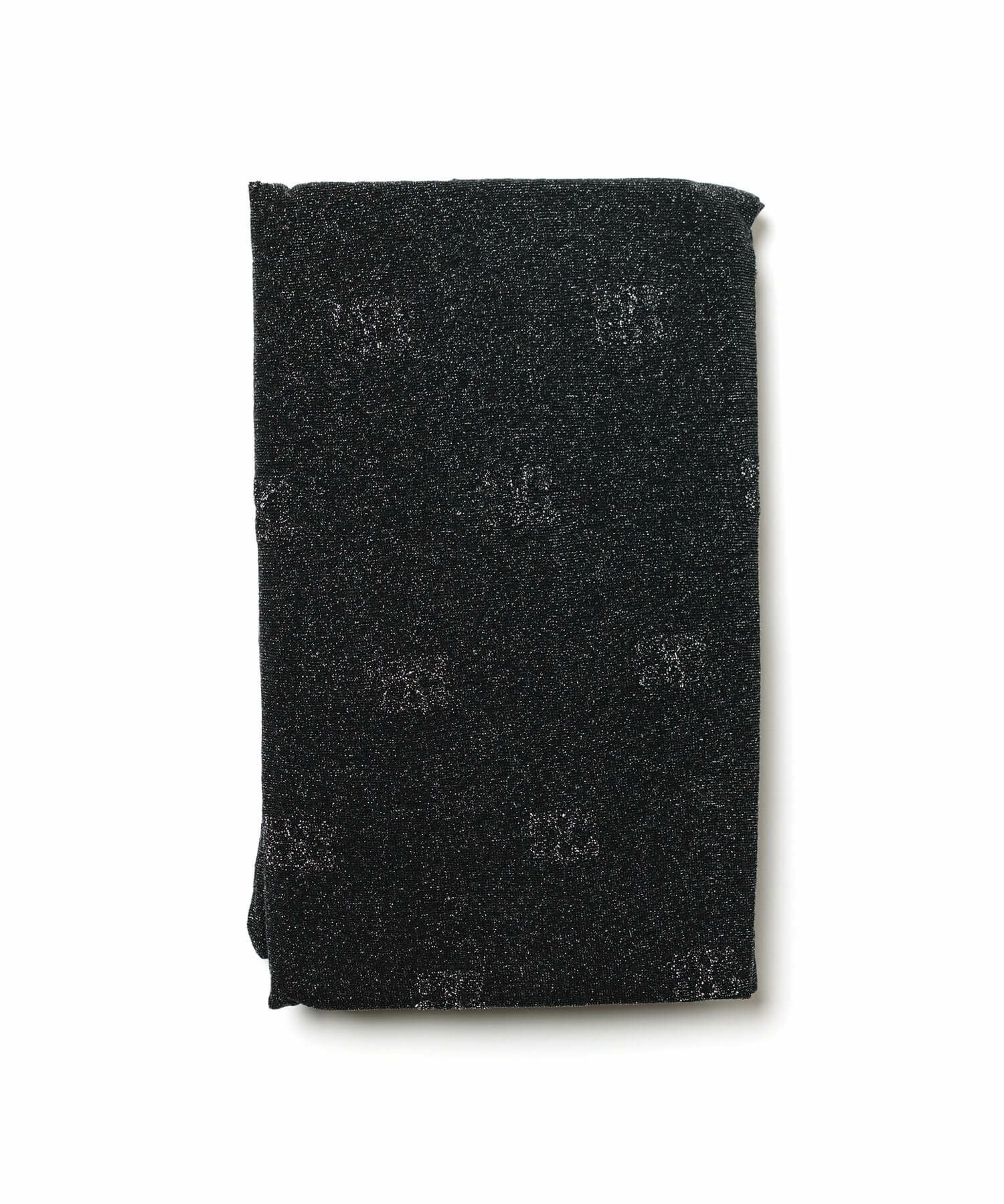 GANNI(ガニー)】 BLACK GLITTER BUTTERFLY LACE TIGHTS｜PARIGOT