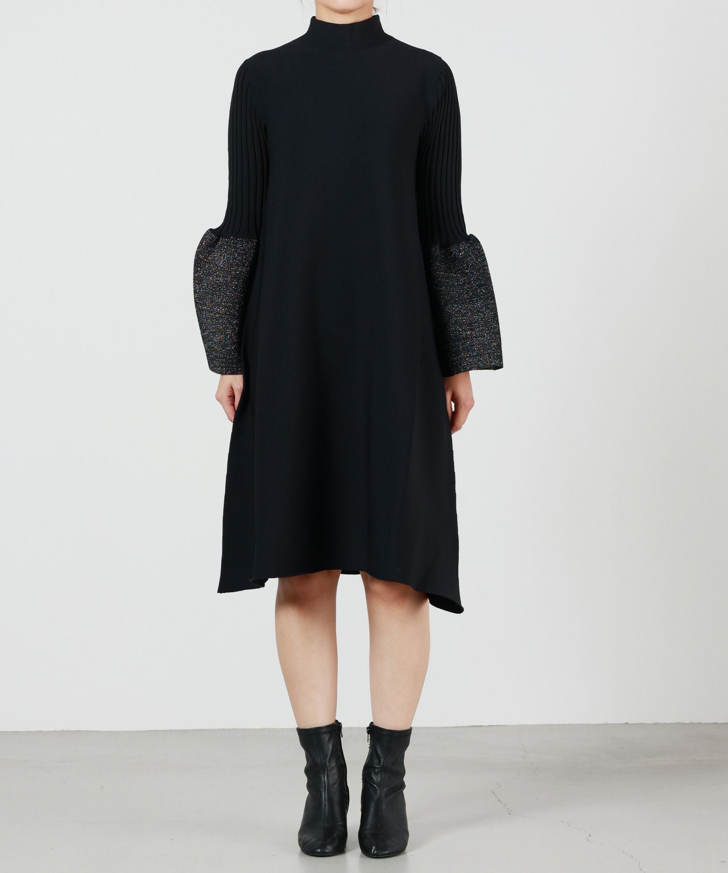 CFCL(シーエフシーエル)】 POTTERY GLITTER LONG BELL SLEEVE FLARE