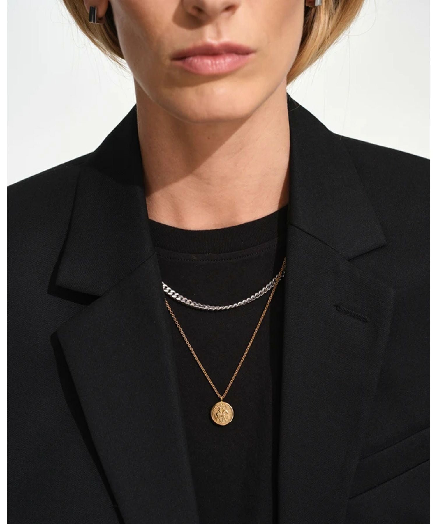 TOM WOOD(トムウッド)】 Coin Pendant Gold ネックレス(20.5)｜PARIGOT