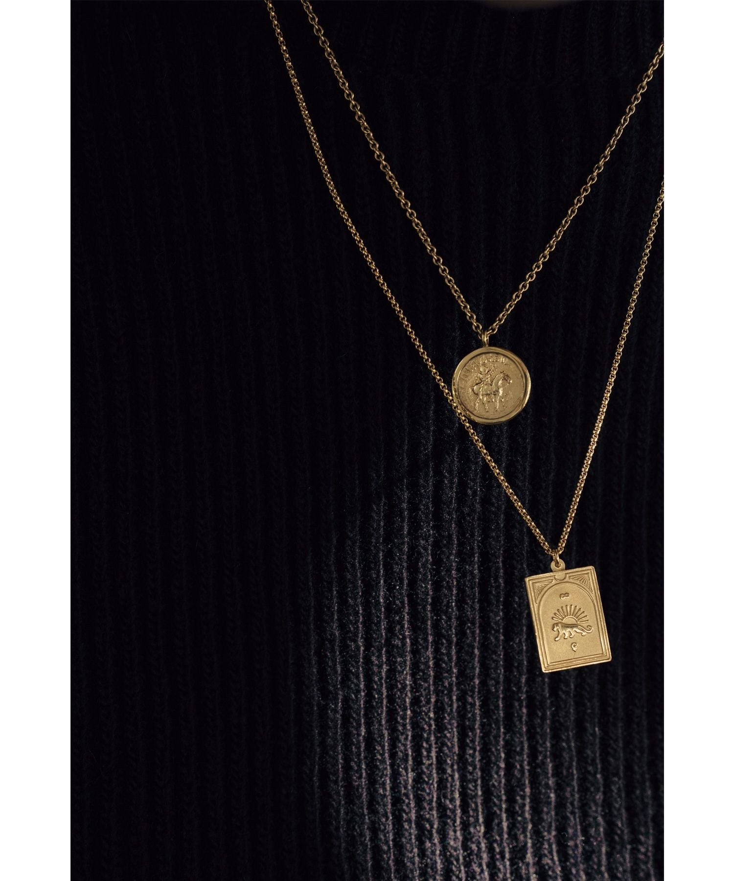 TOM WOOD(トムウッド)】 Coin Pendant Gold ネックレス(20.5)｜PARIGOT