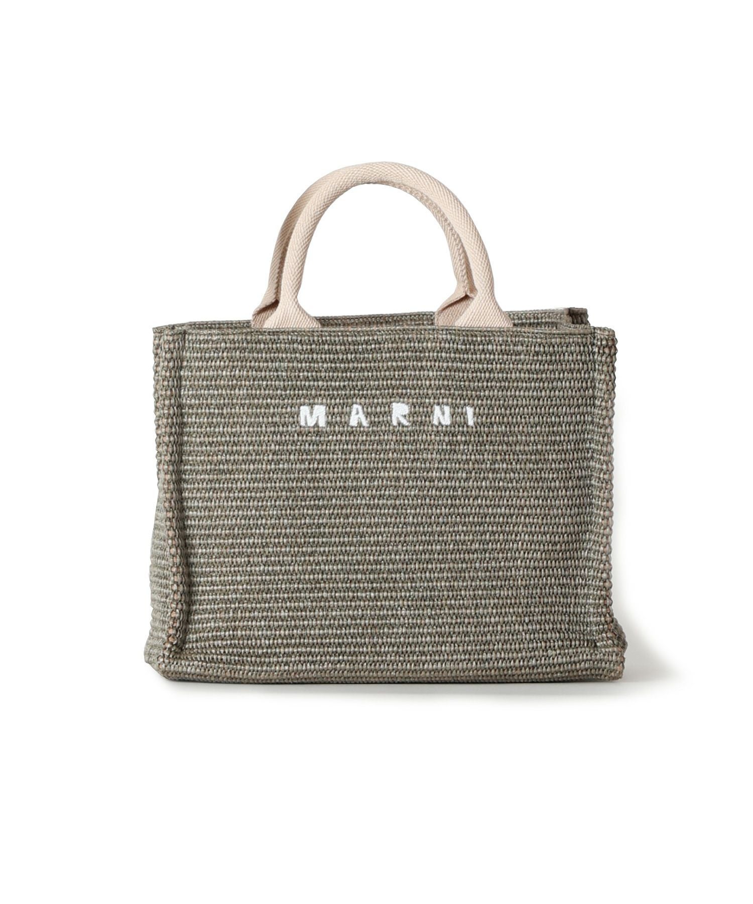 MARNI(マルニ)】 ラフィアエフェクトトートバッグスモール｜PARIGOT