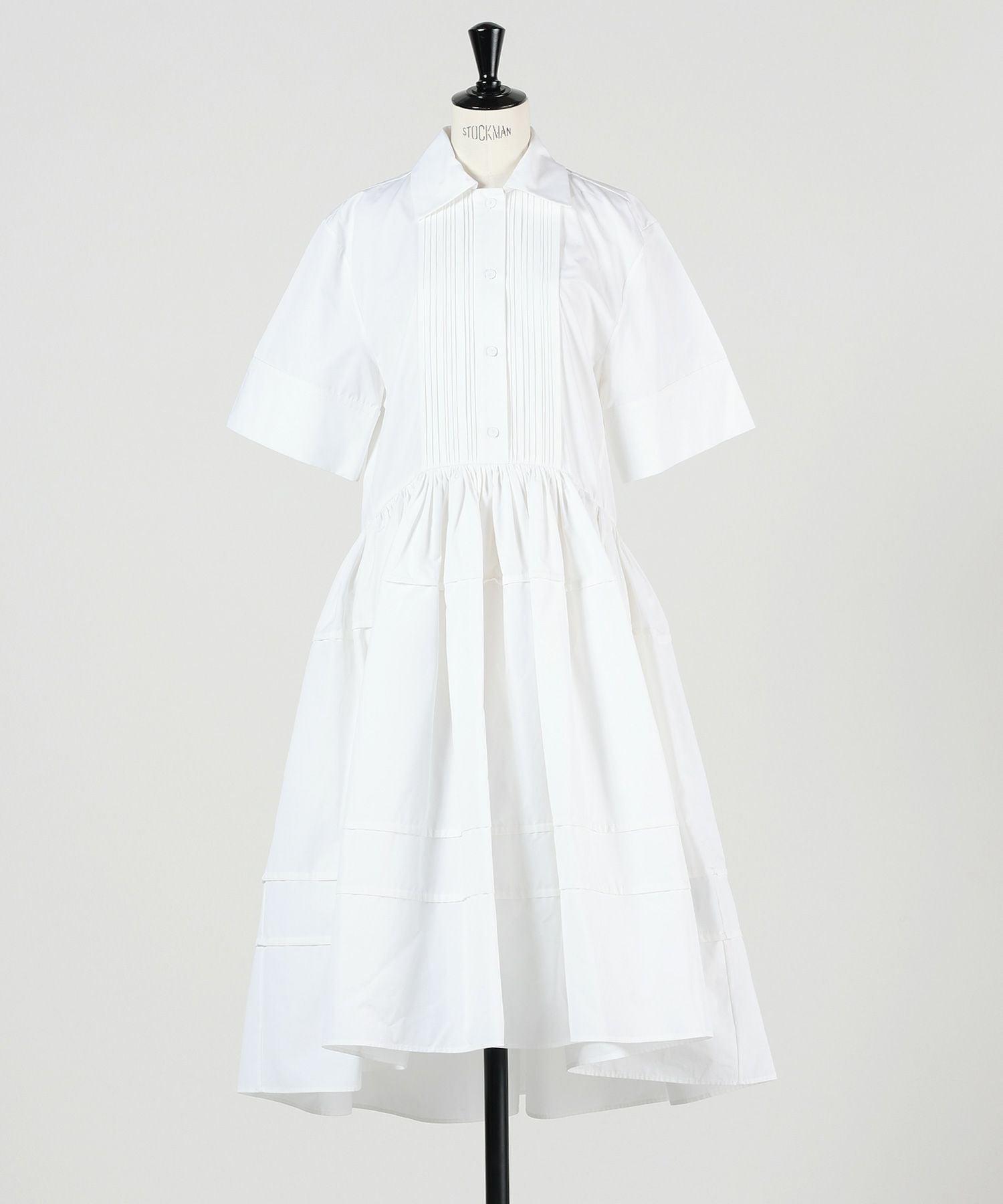 JIL SANDER(ジルサンダー)】 HEAVY ORGANIC COTTON POPLIN ドレス