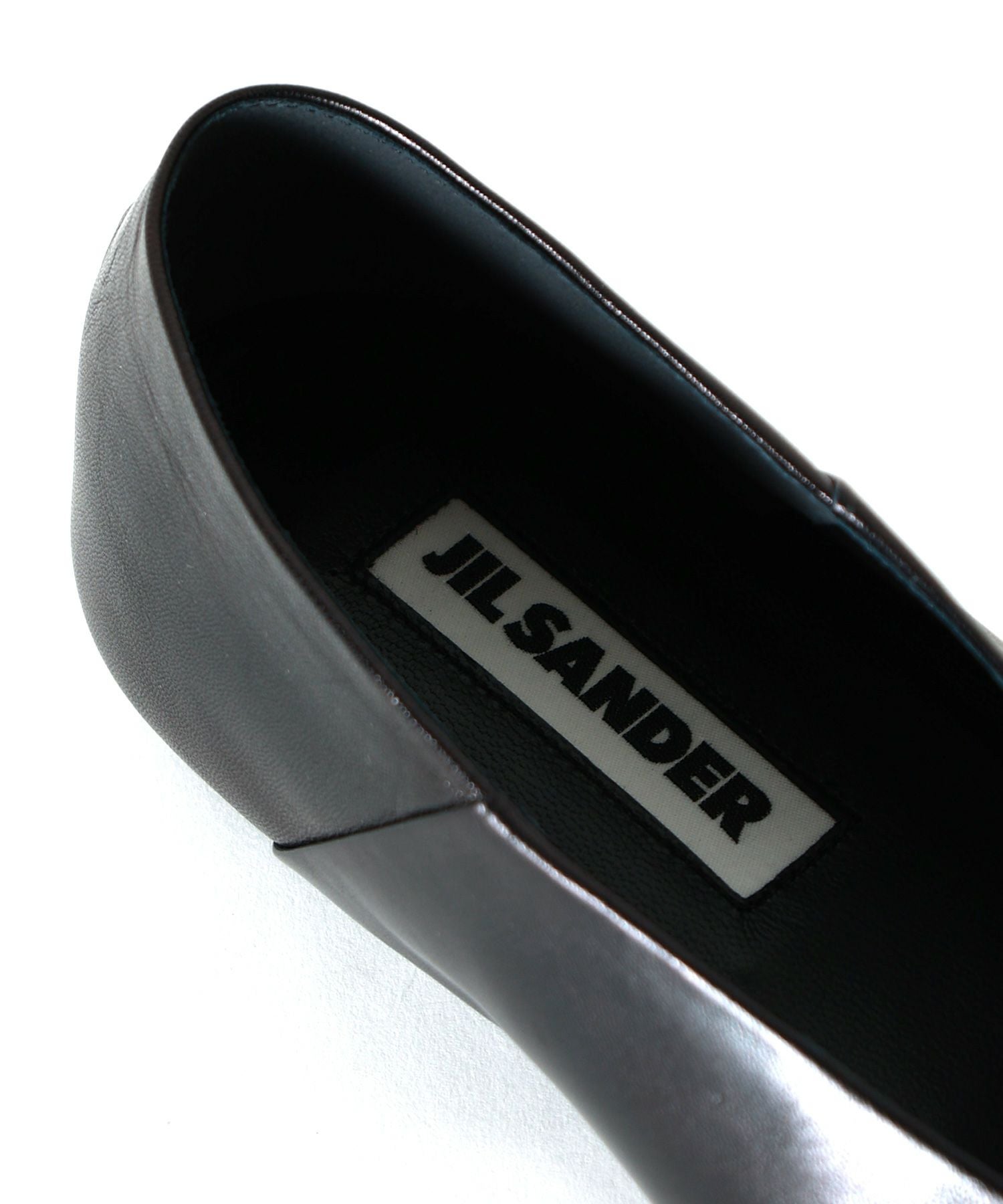 z*9様 JIL SANDER ゴールドプレート バレリーナ 37.5 ブラック 360723108_2.jpg