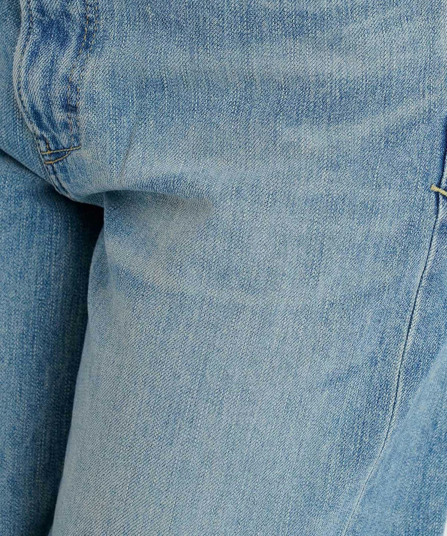 YANUK(ヤヌーク)】 Low Rise Trick Denim ボーイズストレートLEA