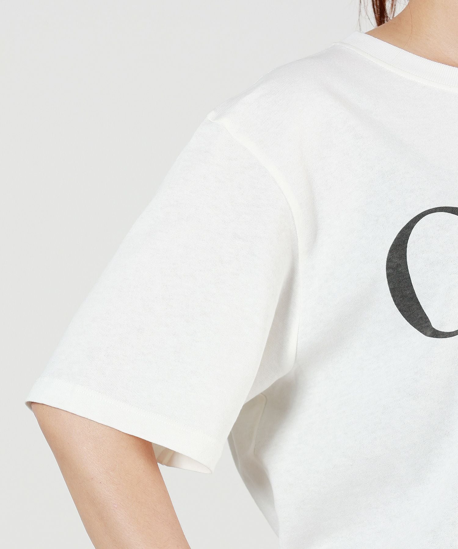 クロエ Chloe ロゴTシャツ チュニック ロング ホワイト リバーシブル Chloe - クロエ Chloe ロゴTシャツ チュニック ロング ホワイト
