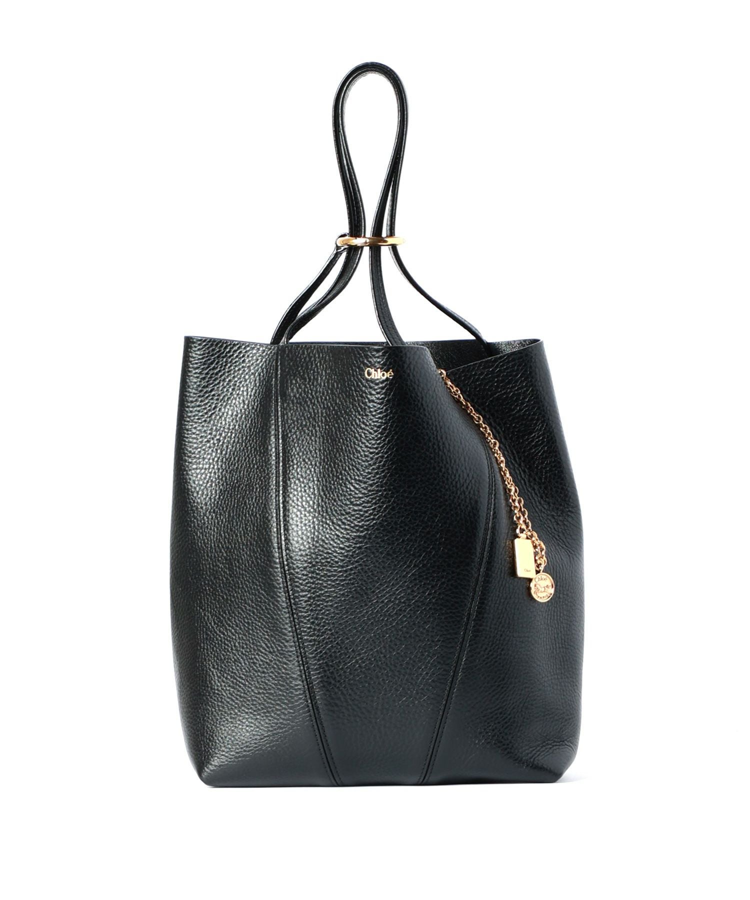 Chloe(クロエ)】 グレインレザー製CHLOE SPINトートバッグ｜PARIGOT