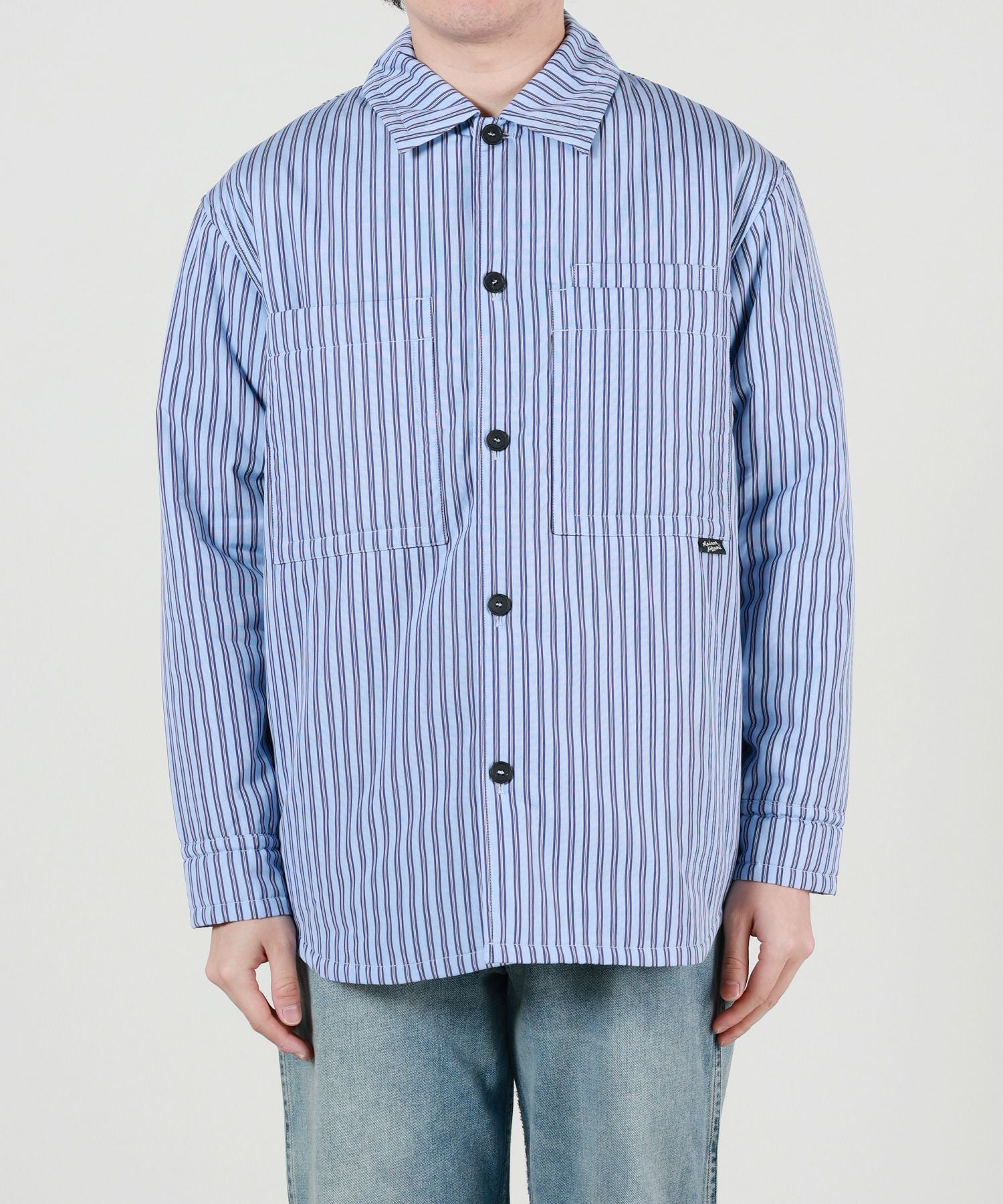 MAISON KITSUNE(メゾンキツネ)】 コットン パデッド オーバーシャツ