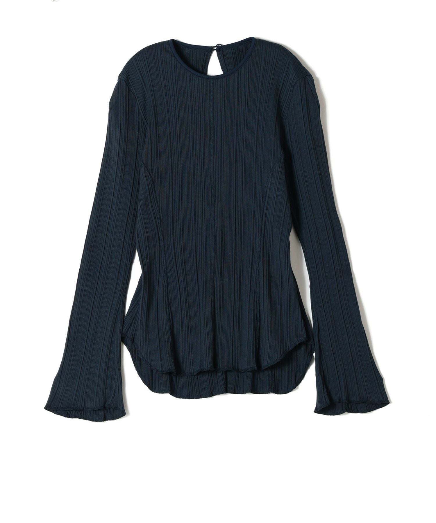トップス Mame Kurogouchi Organic Cotton tops Mame Kurogouchi(マメ クロゴウチ)】 Random Ribbed Organic Cotton