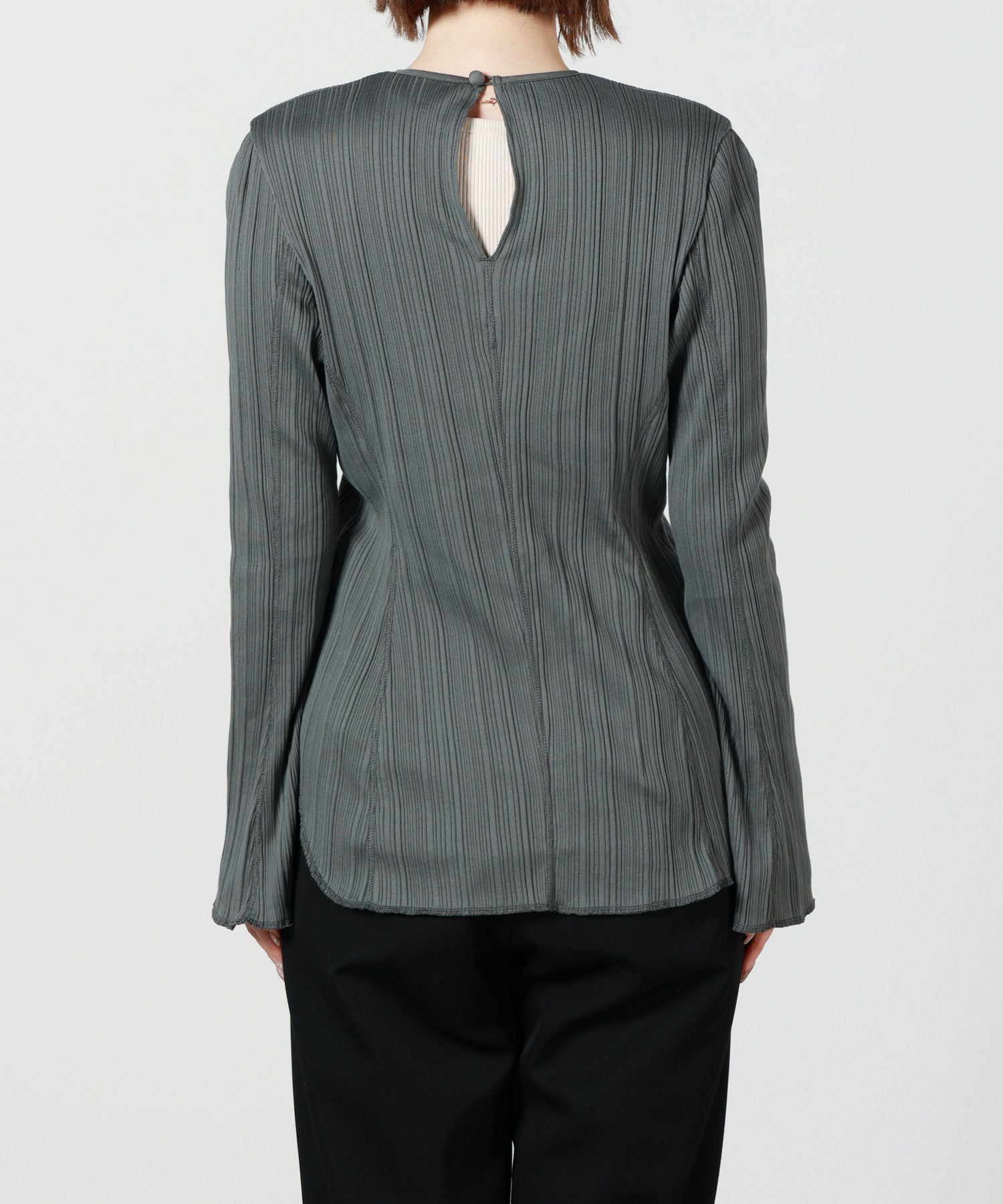 Mame Kurogouchi(マメ クロゴウチ)】 Random Ribbed Organic Cotton