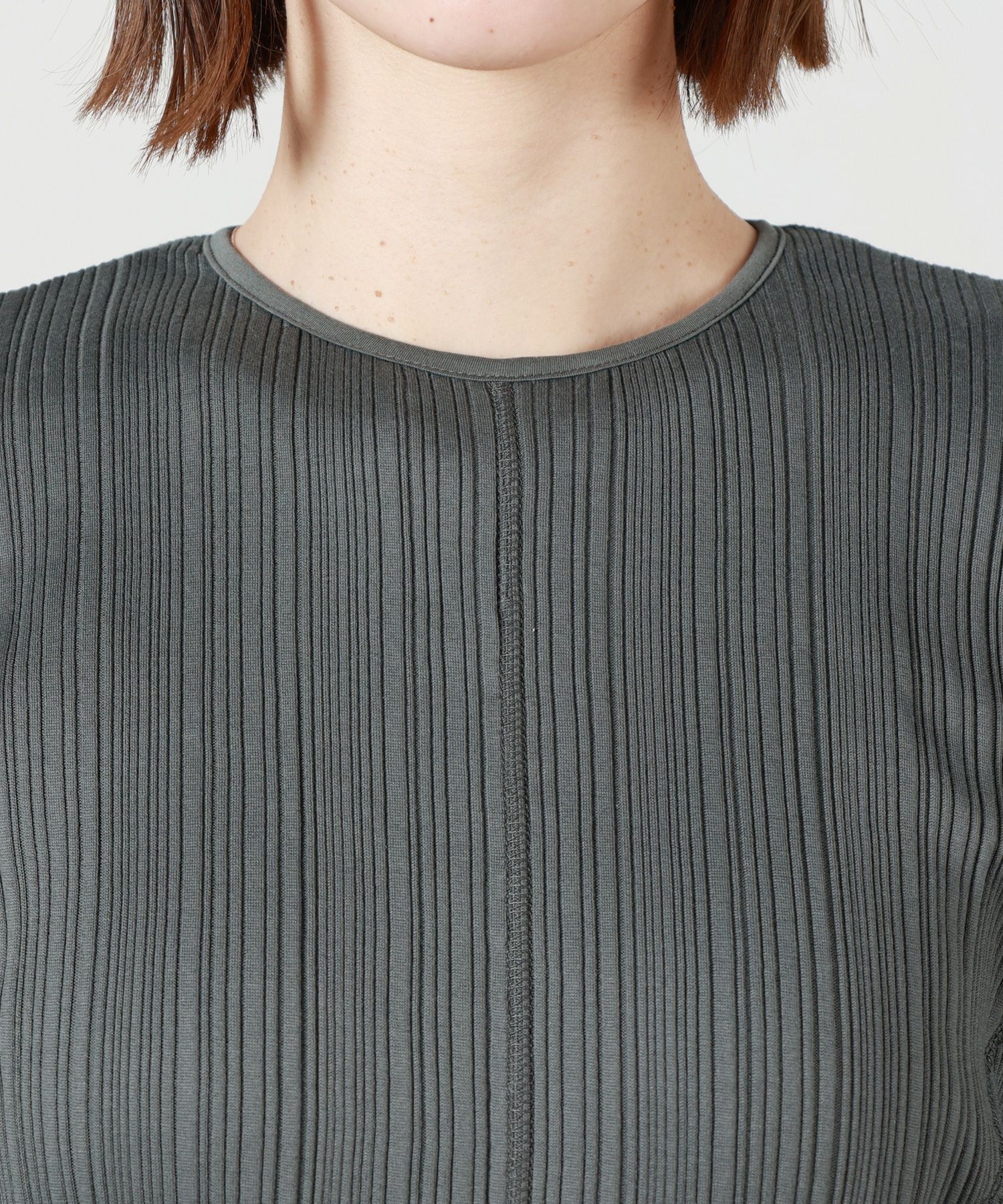 Mame Kurogouchi(マメ クロゴウチ)】 Random Ribbed Organic Cotton