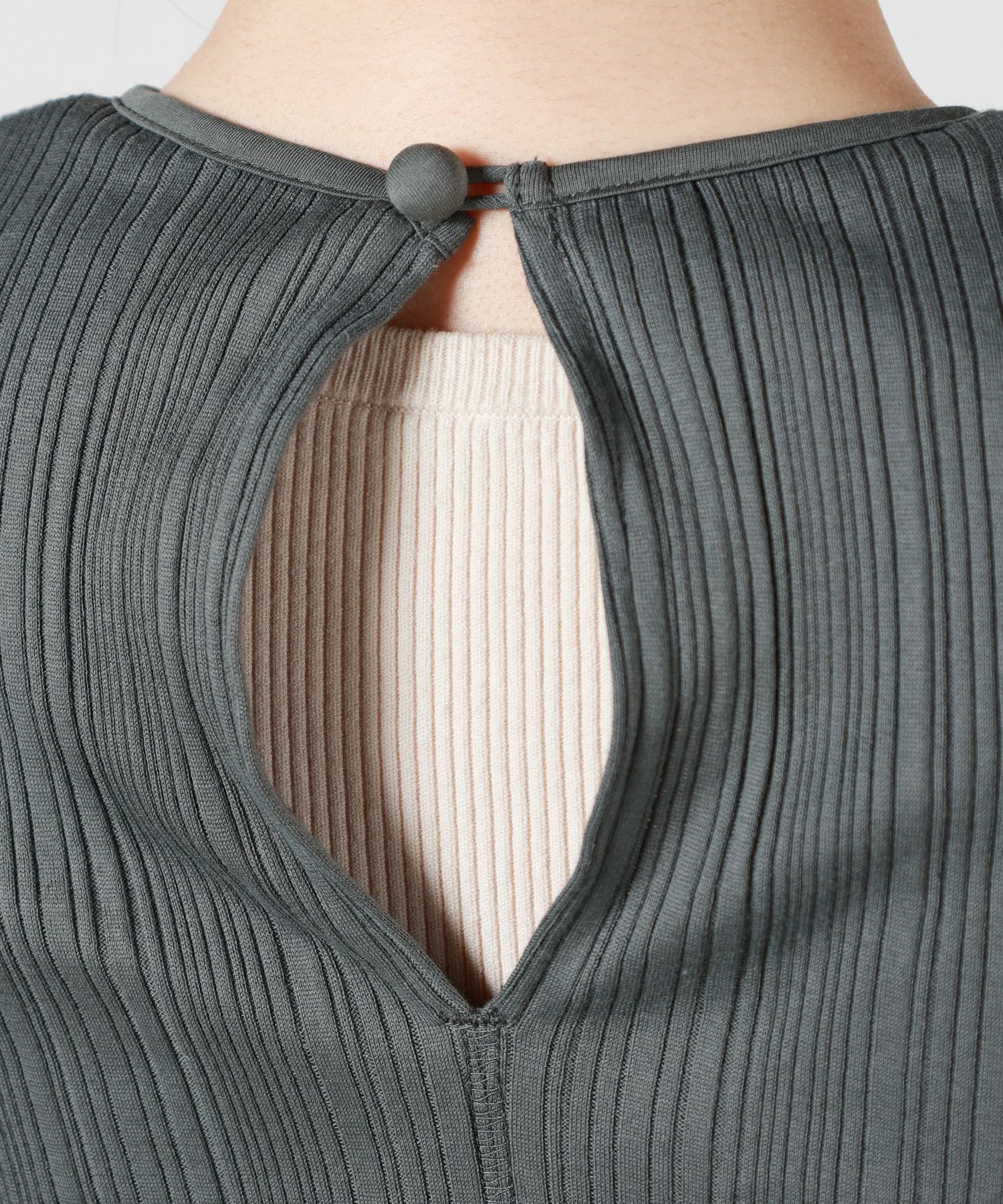 トップス Mame Kurogouchi Organic Cotton tops Mame Kurogouchi(マメ クロゴウチ)】 Random Ribbed Organic Cotton