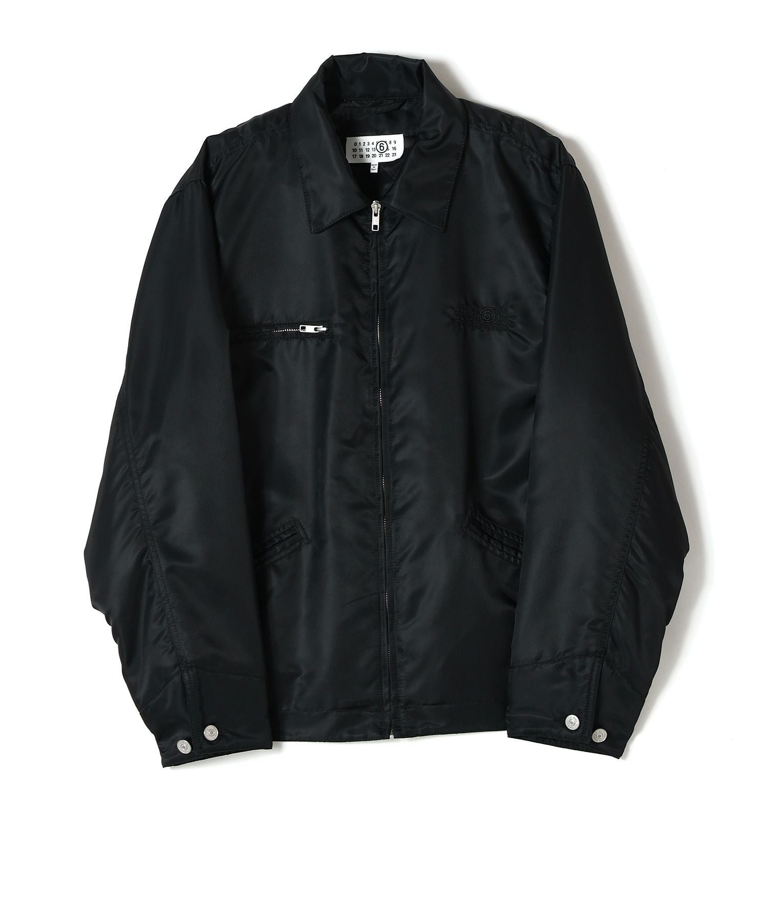 メゾンマルジェラ　ジャケット　ブラック　ブルゾン Maison Margiela（メゾンマルジェラ） ブルゾン ボンバージャケット
