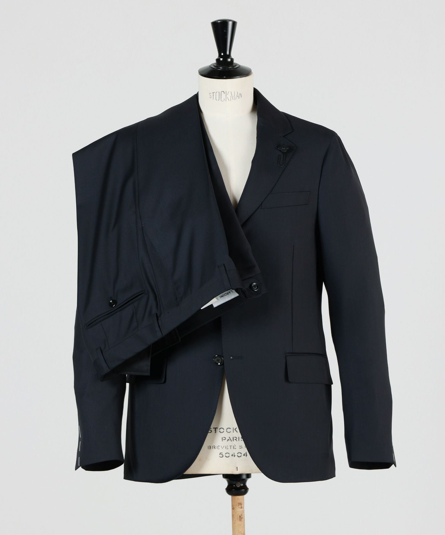 LARDINI ラルディーニ セットアップ スーツ ビジネス 黒 44 S程 【公式